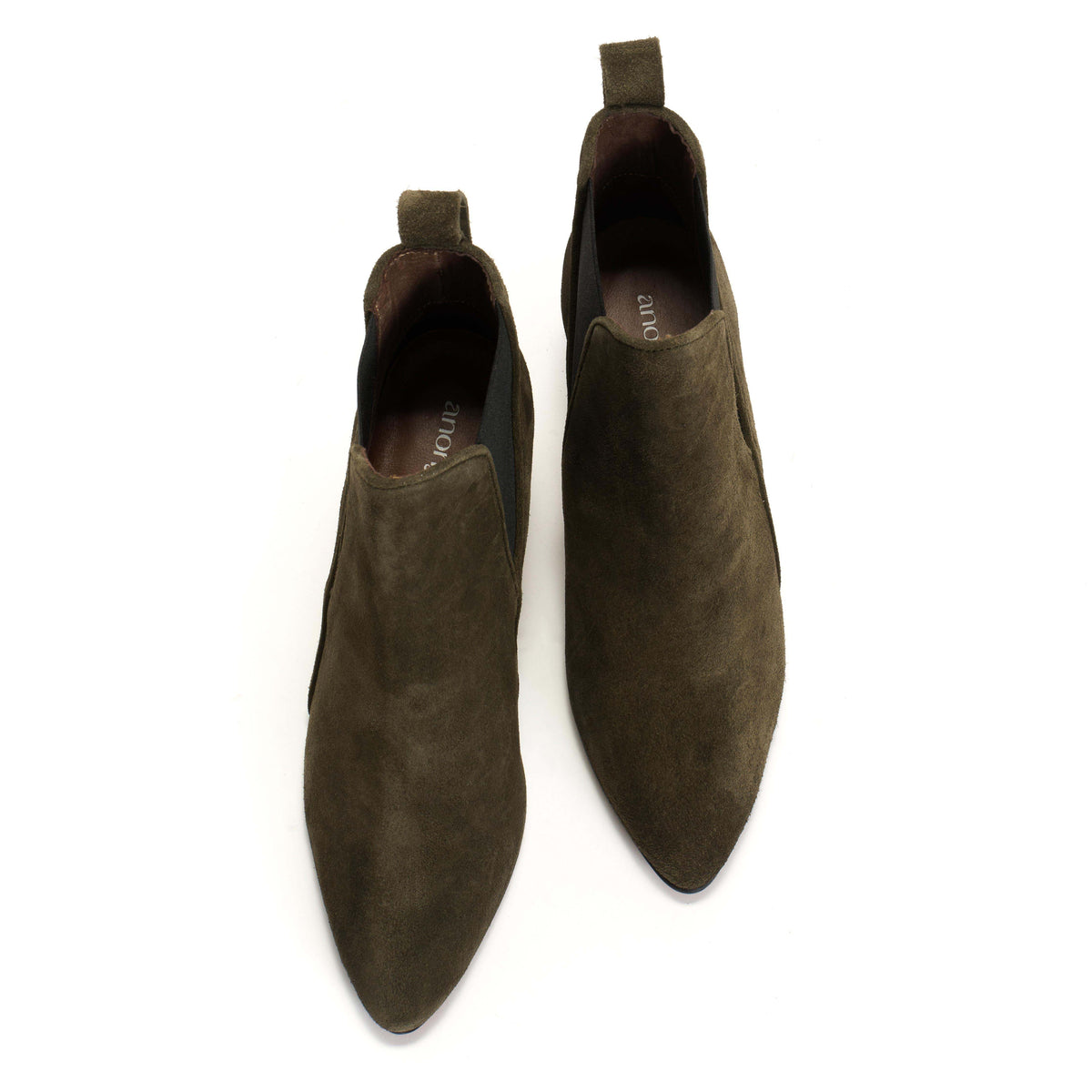 Rikley Calf suede Moss green