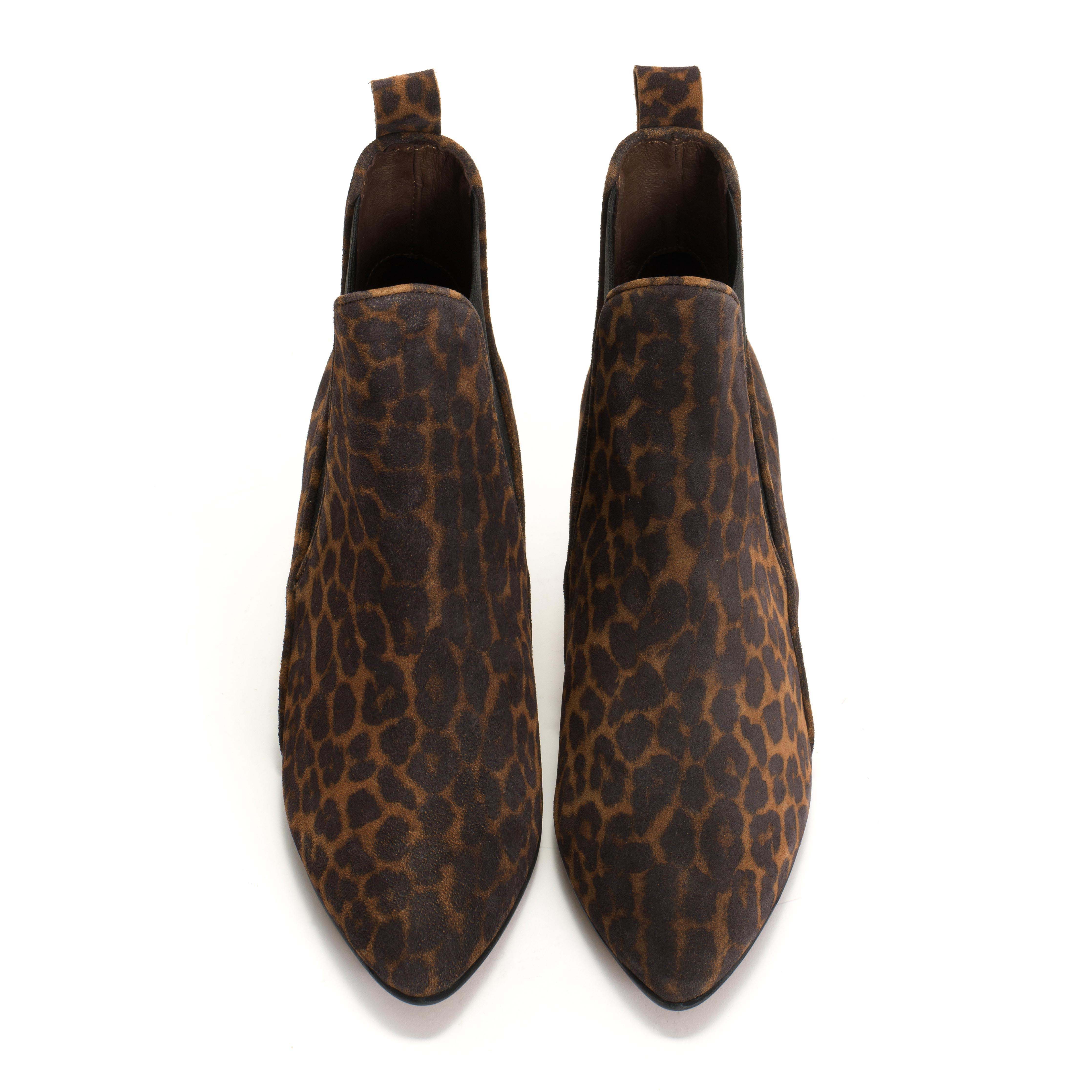 Rikley Calf suede print Leopard