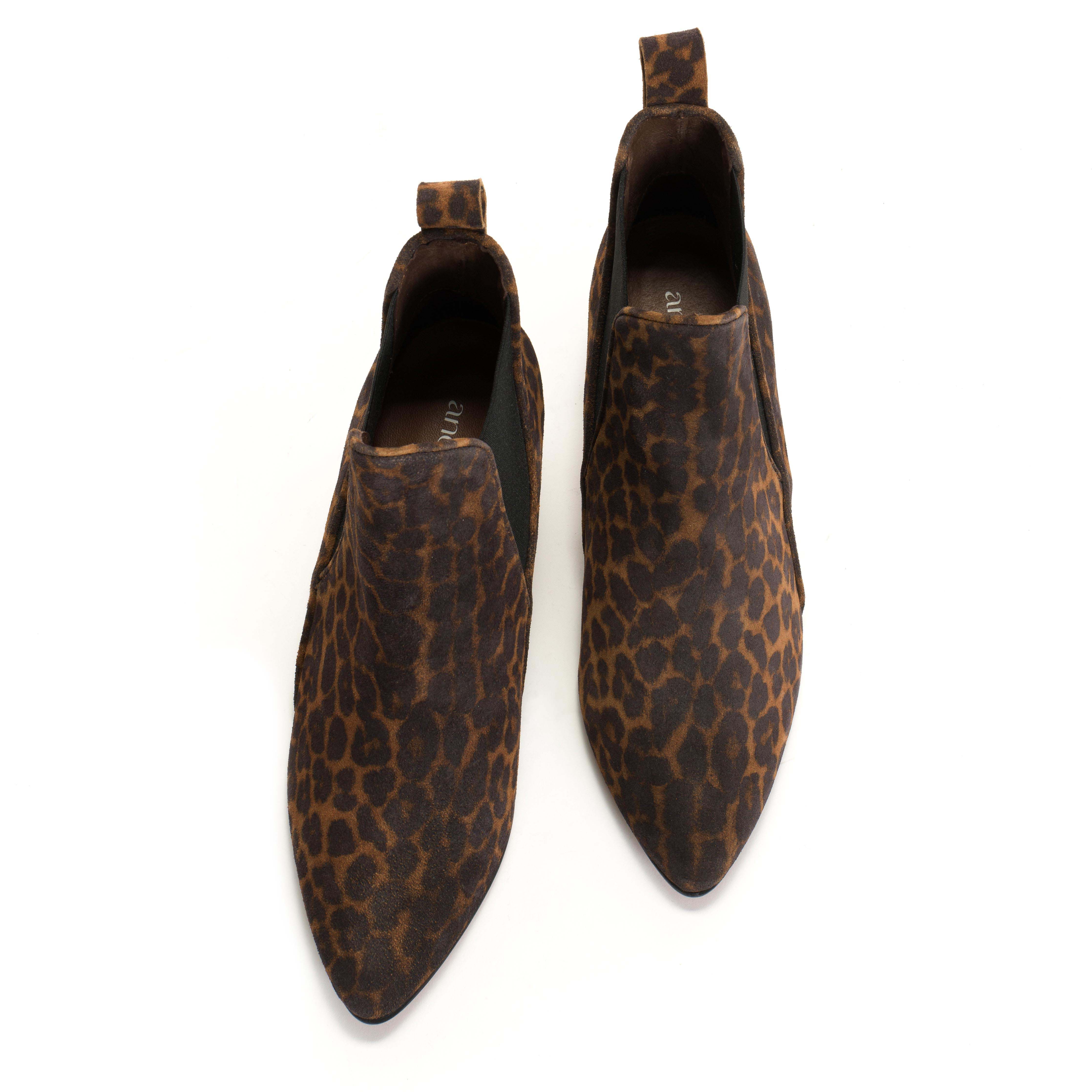 Rikley Calf suede print Leopard
