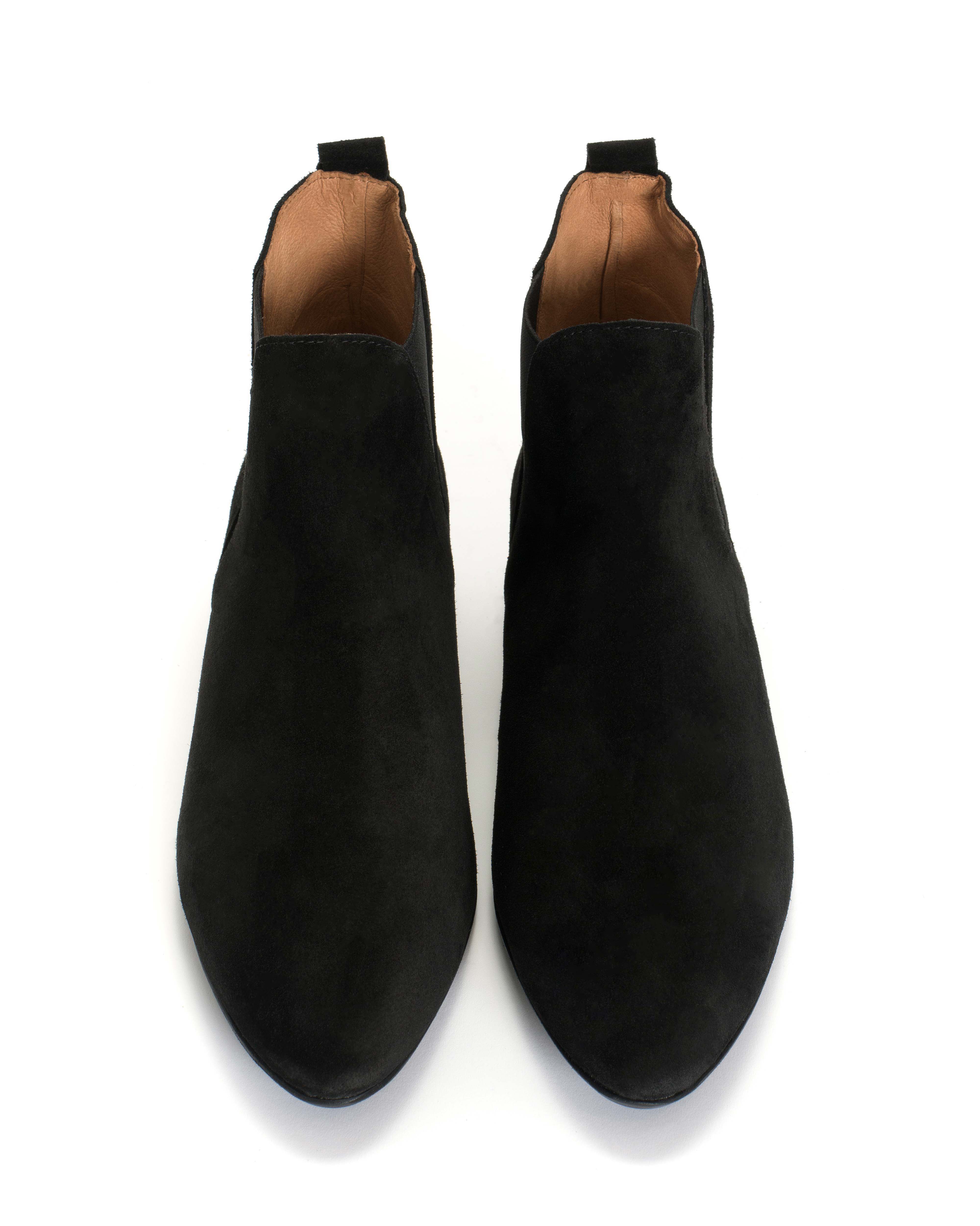 Rita Calf suede Black