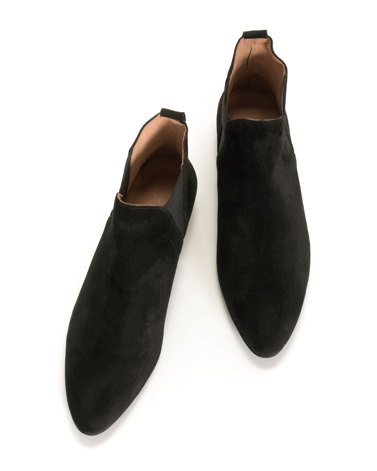 Rita Calf suede Black