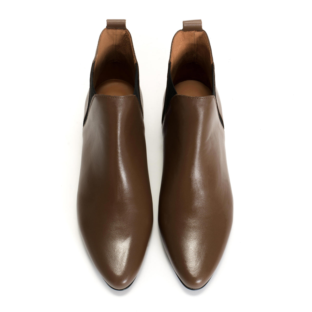 Rita Soft calf Dark taupe