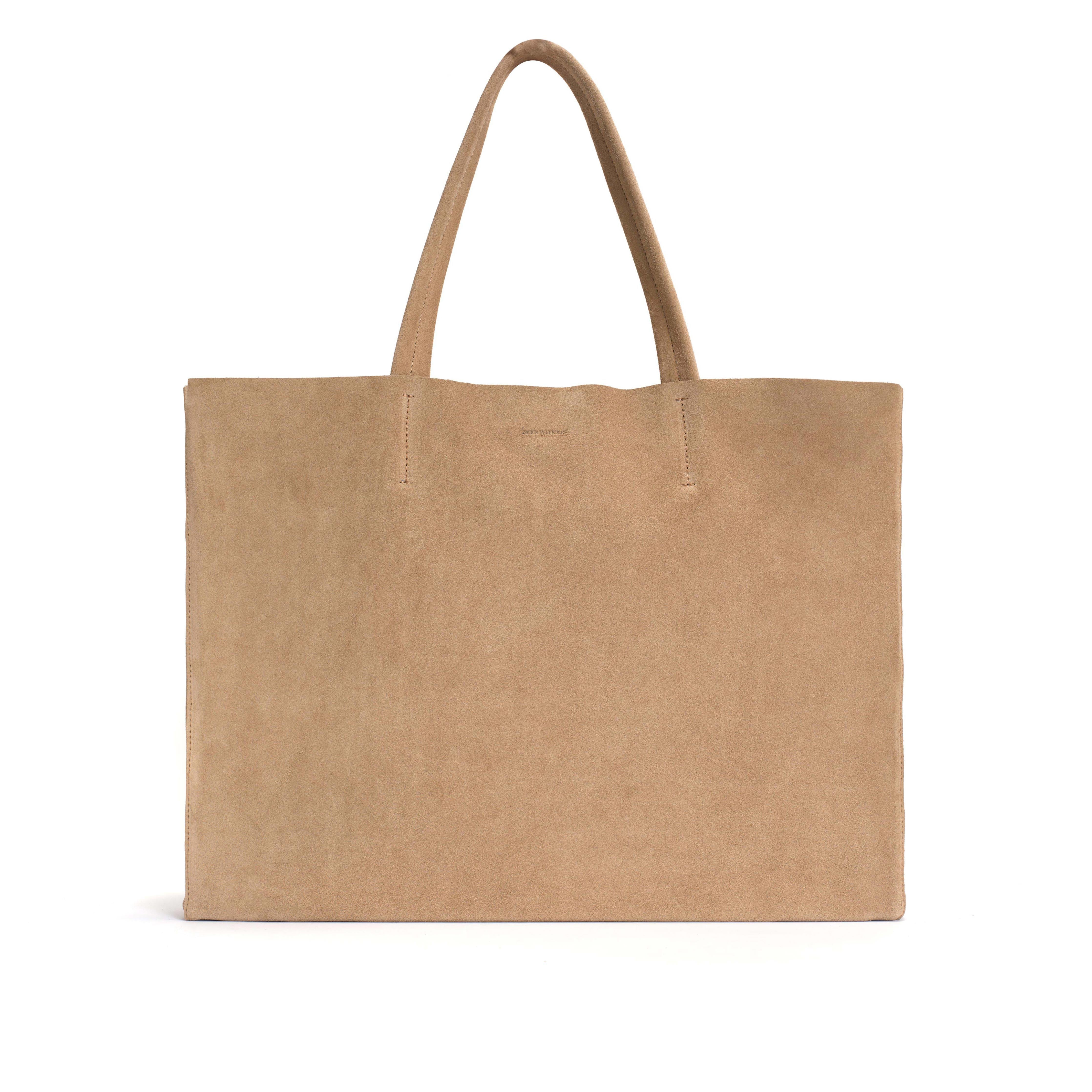 Ruba shopper Calf suede Desert sand