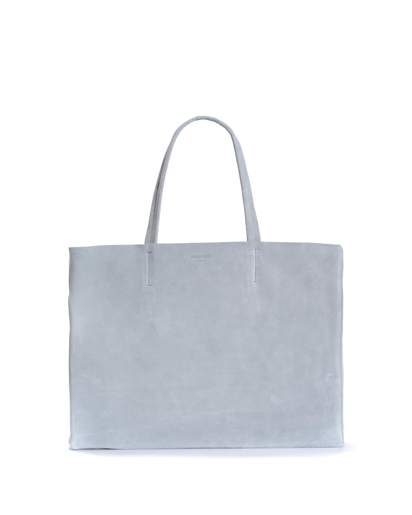 Ruba shopper Calf suede Lichen blue - Anonymous Copenhagen