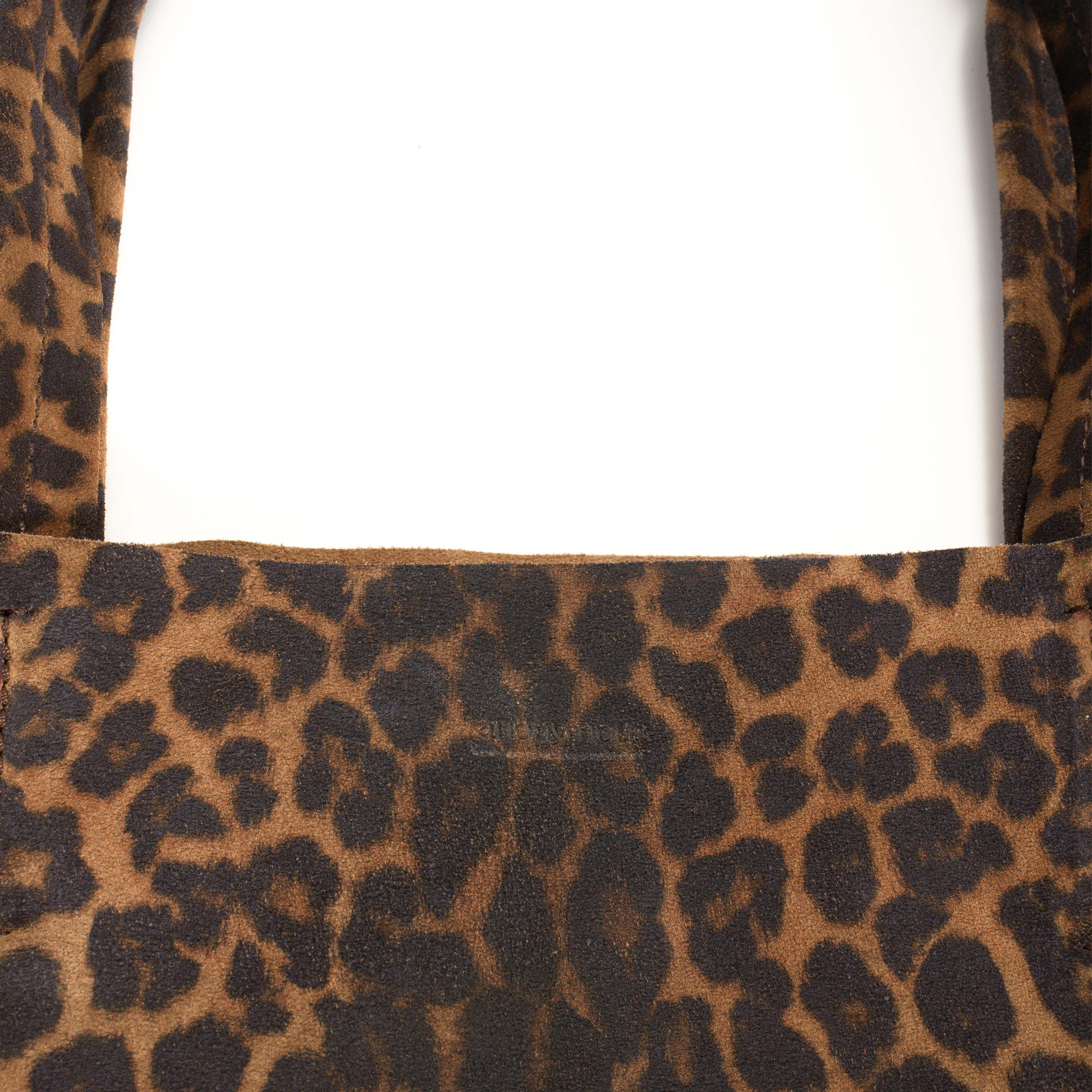 Ruba shopper Calf suede print Leopard