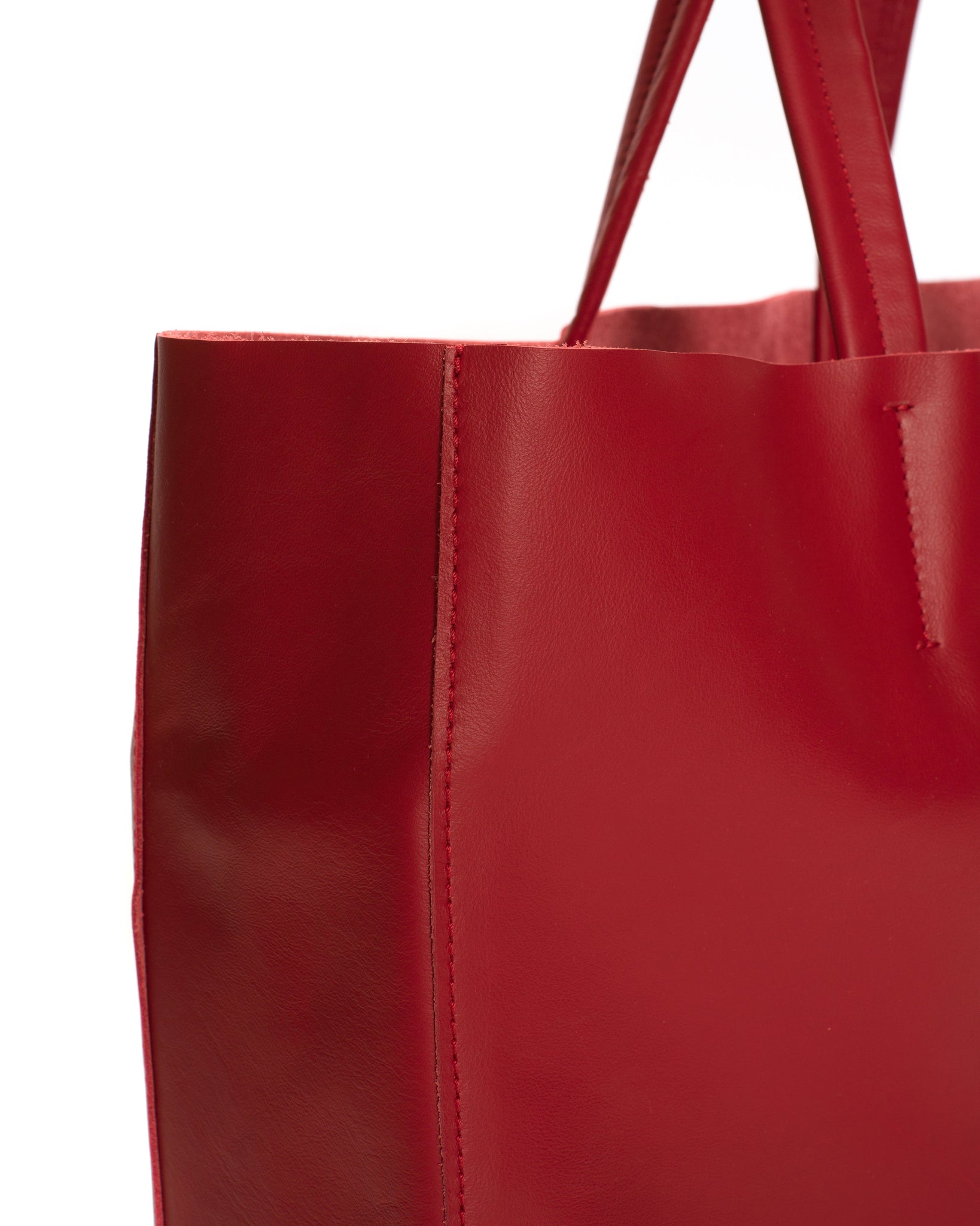 Ruba shopper Soft calf Ruby red - Anonymous Copenhagen
