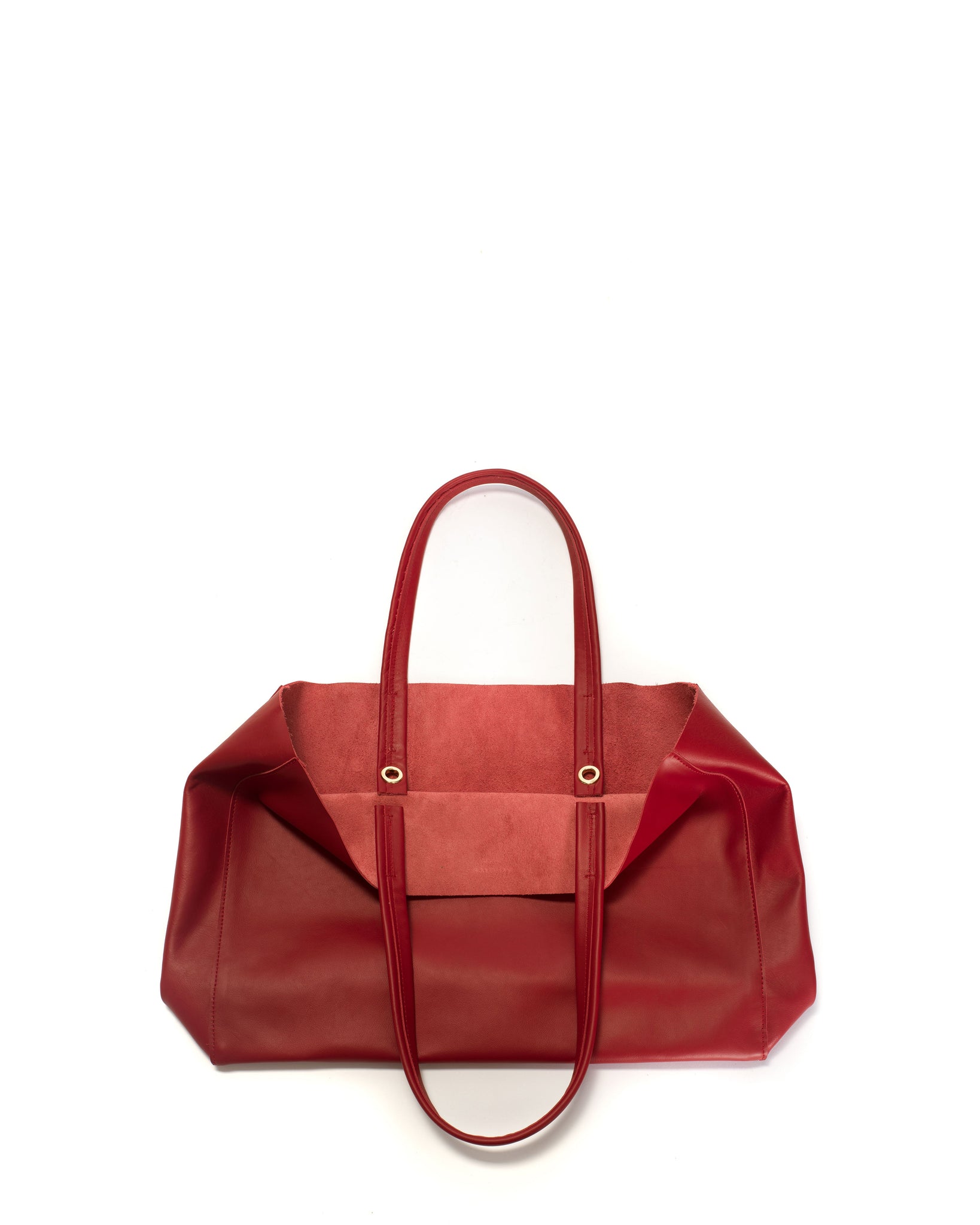 Ruba shopper Soft calf Ruby red - Anonymous Copenhagen