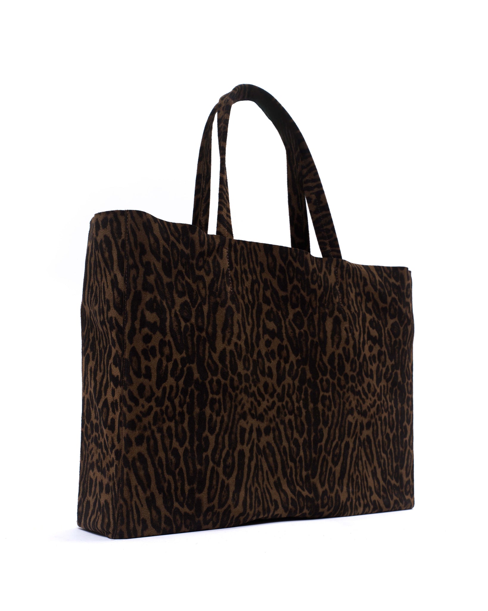 Ruba shopper Calf suede print Jaguar - Anonymous Copenhagen