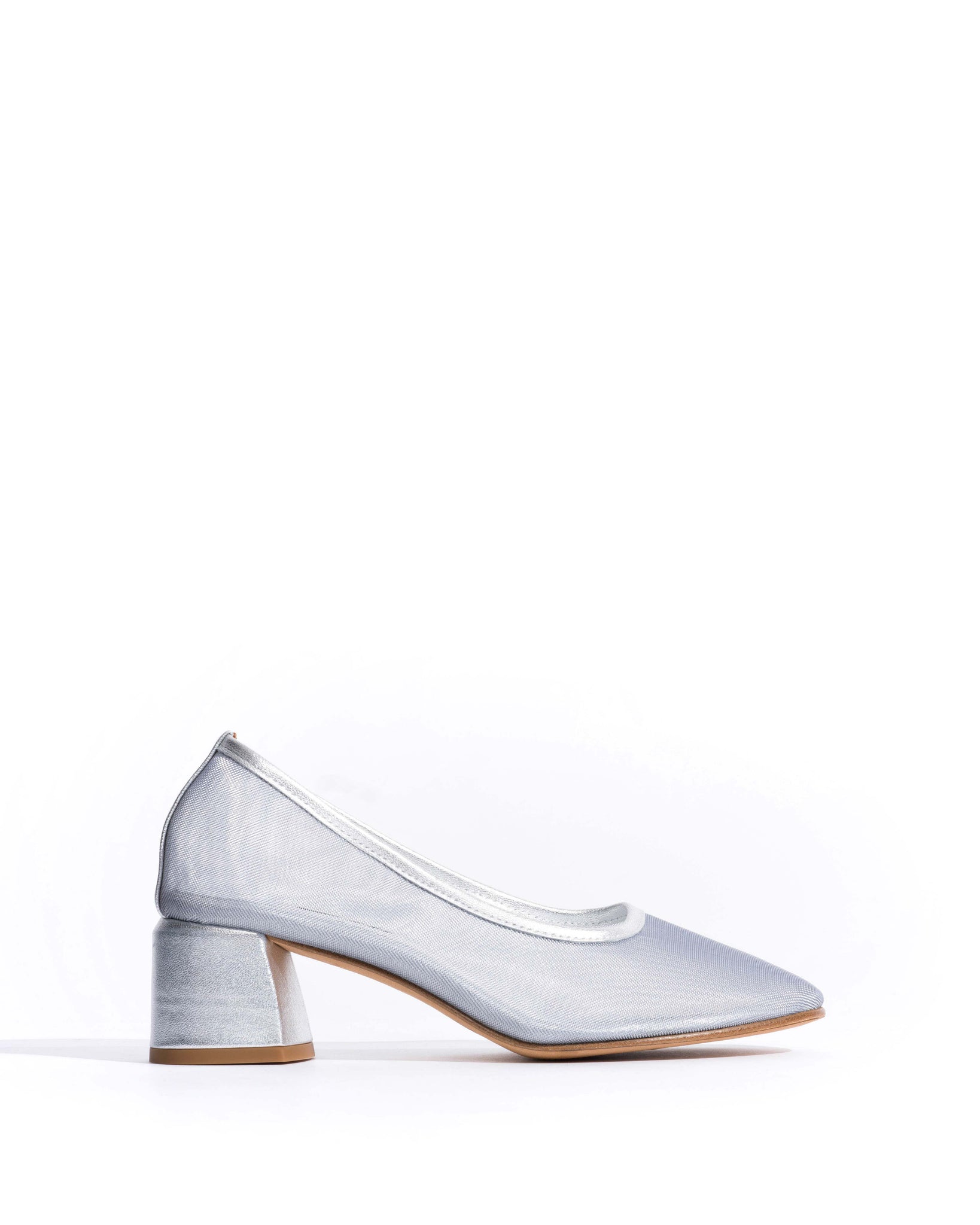 Sacha 40 mesh Metallic goat & mesh Silver