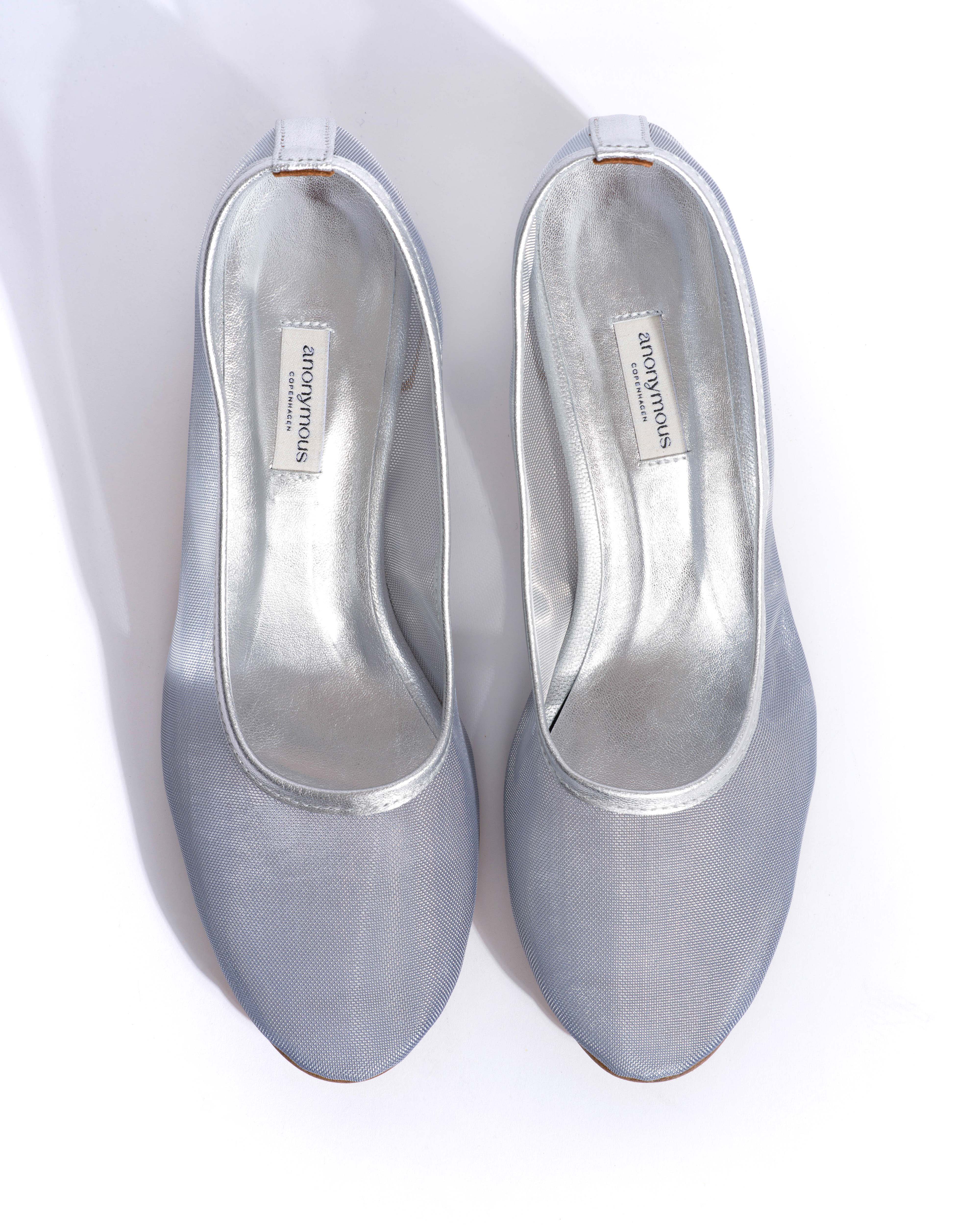 Sacha 40 mesh Metallic goat & mesh Silver