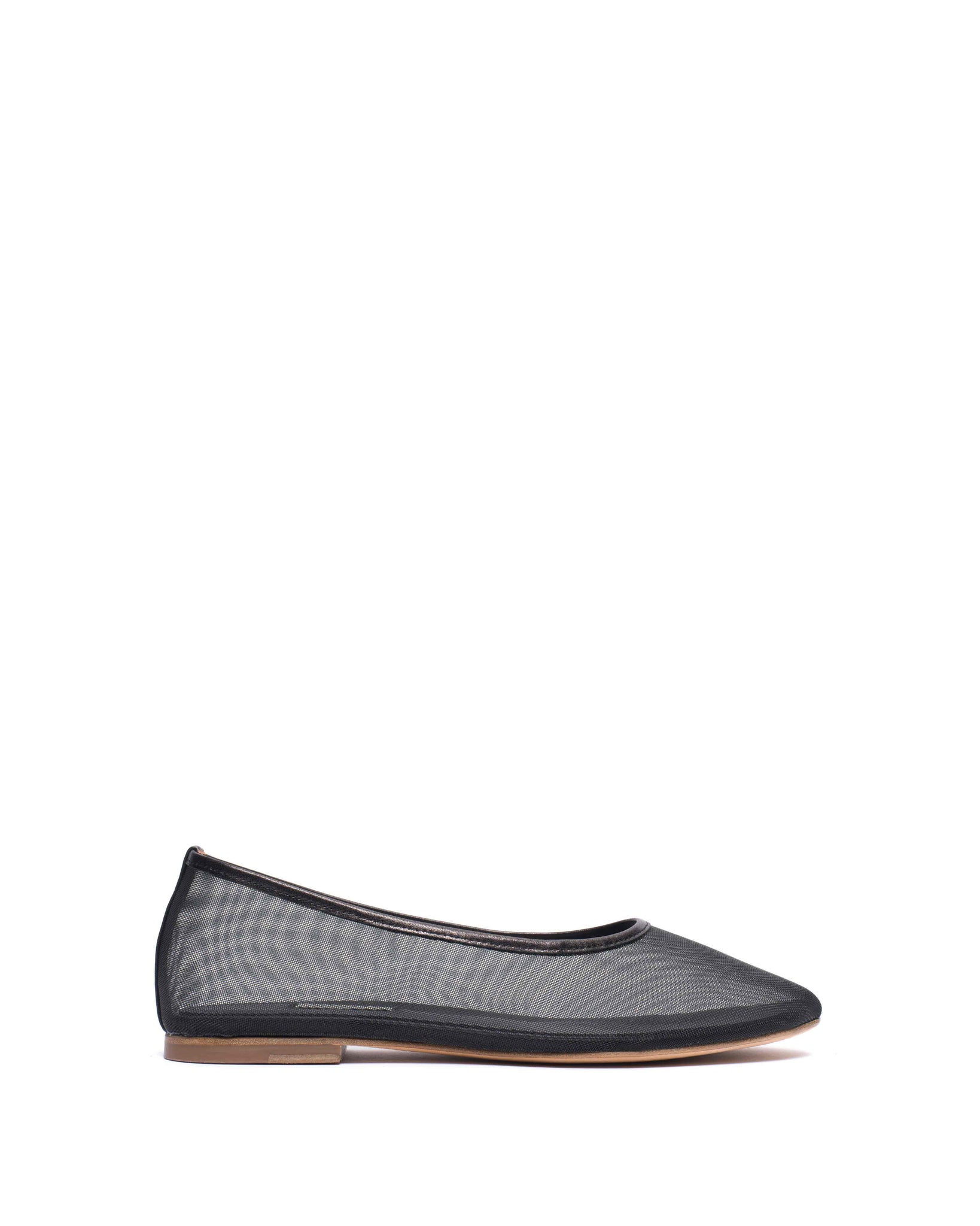 Sacha mesh Shiny lamb & mesh Black