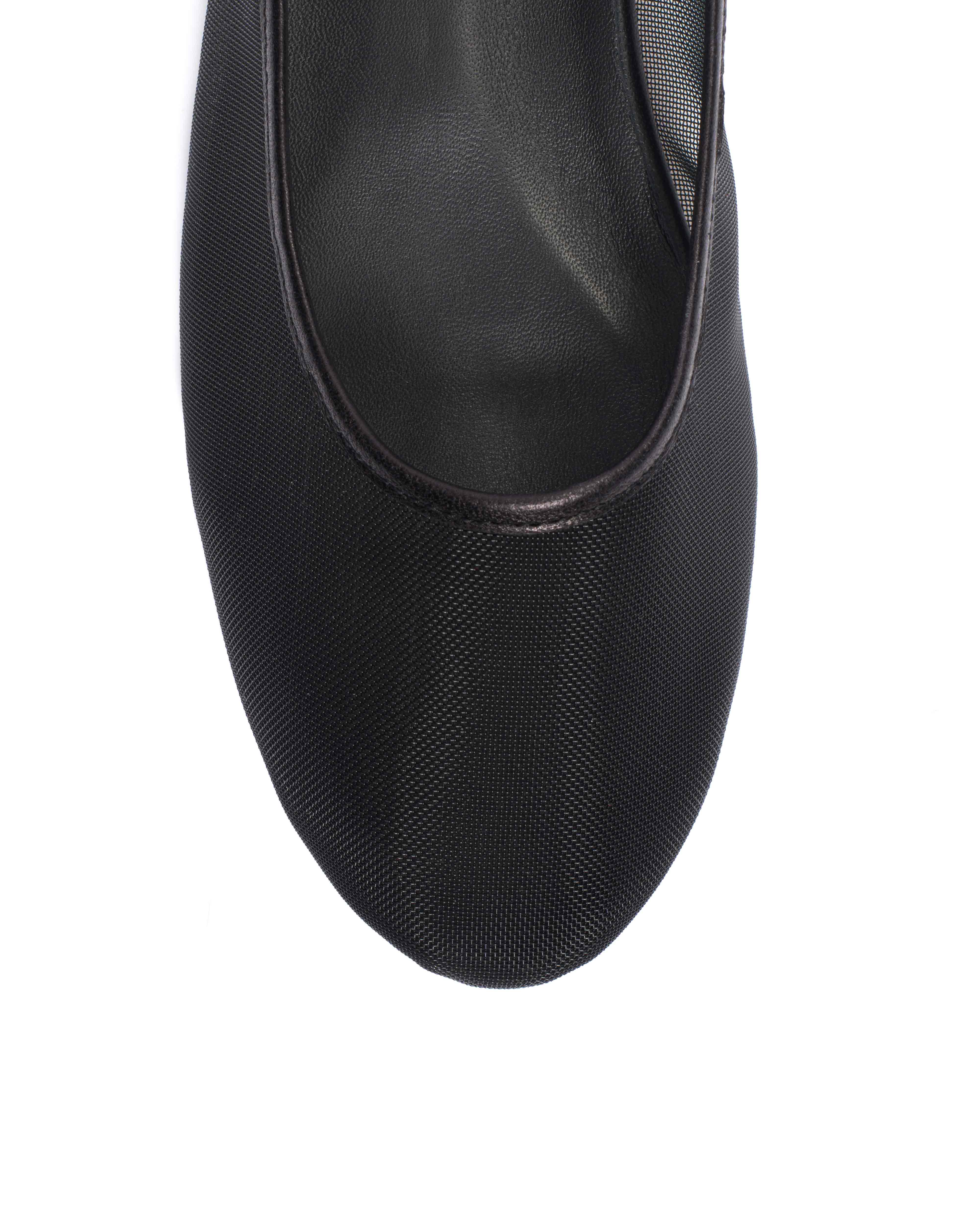 Sacha mesh Shiny lamb & mesh Black