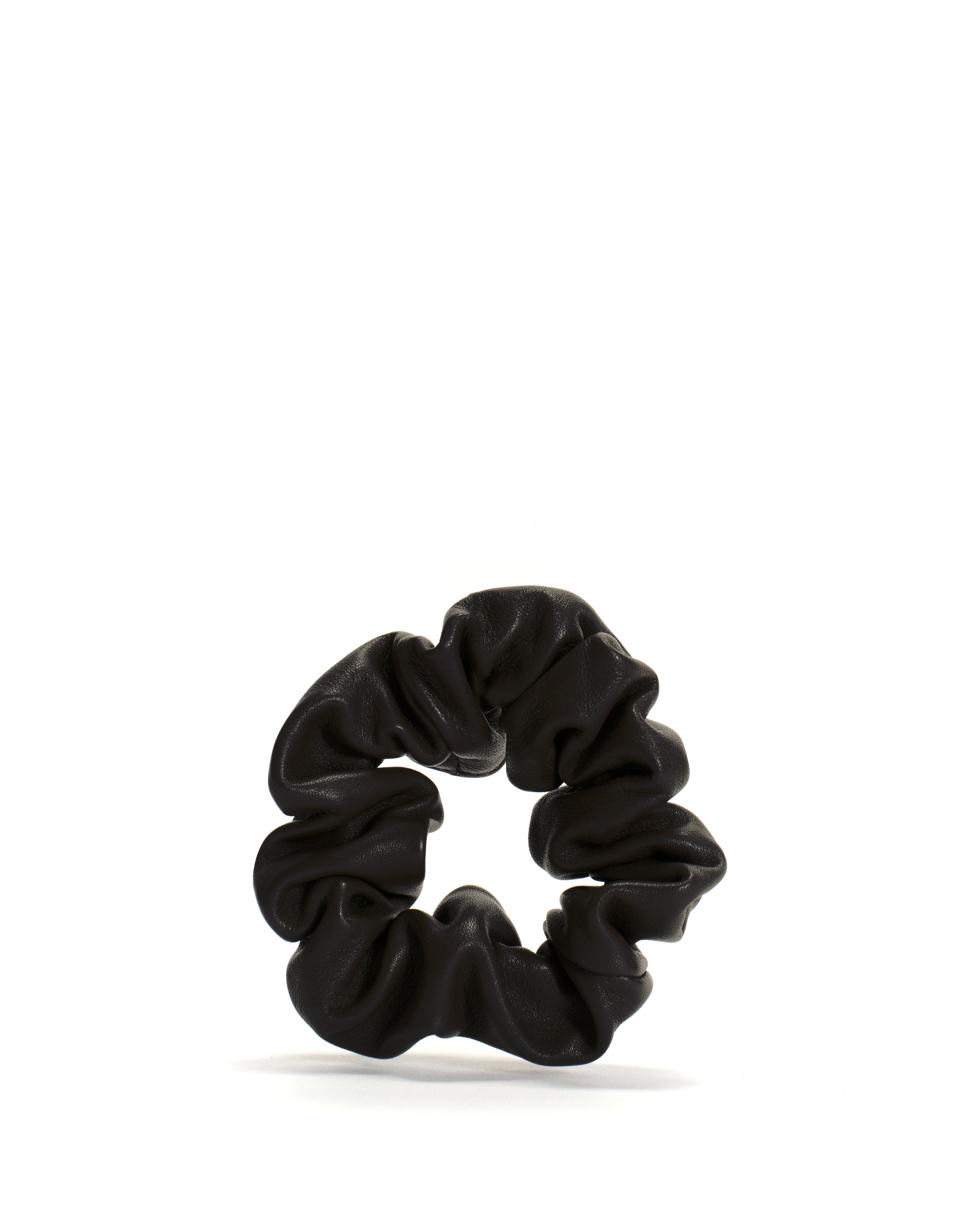 Sandie grand hair elastic Shiny lamb Black
