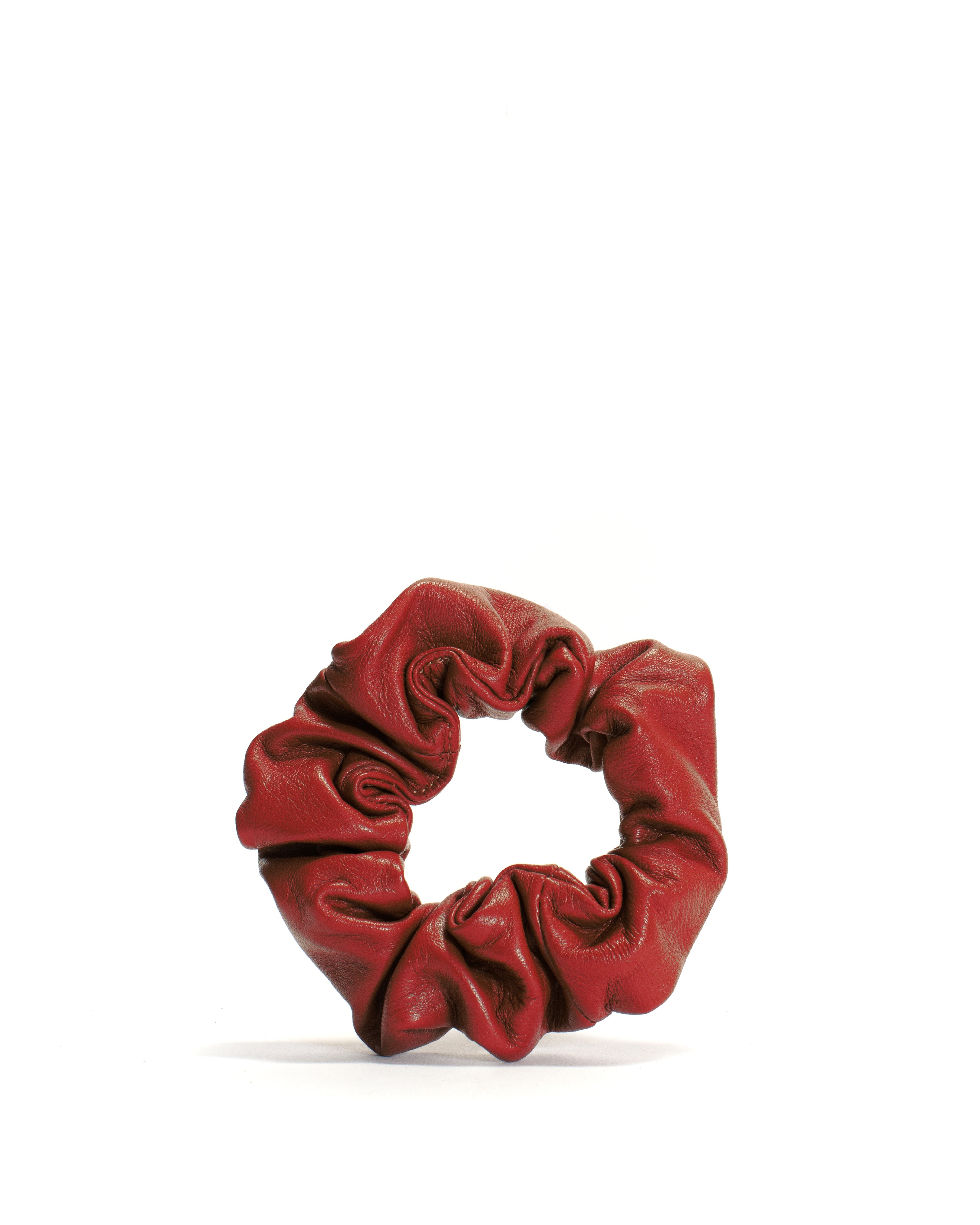 Sandie grand hair elastic Shiny lamb Ruby red
