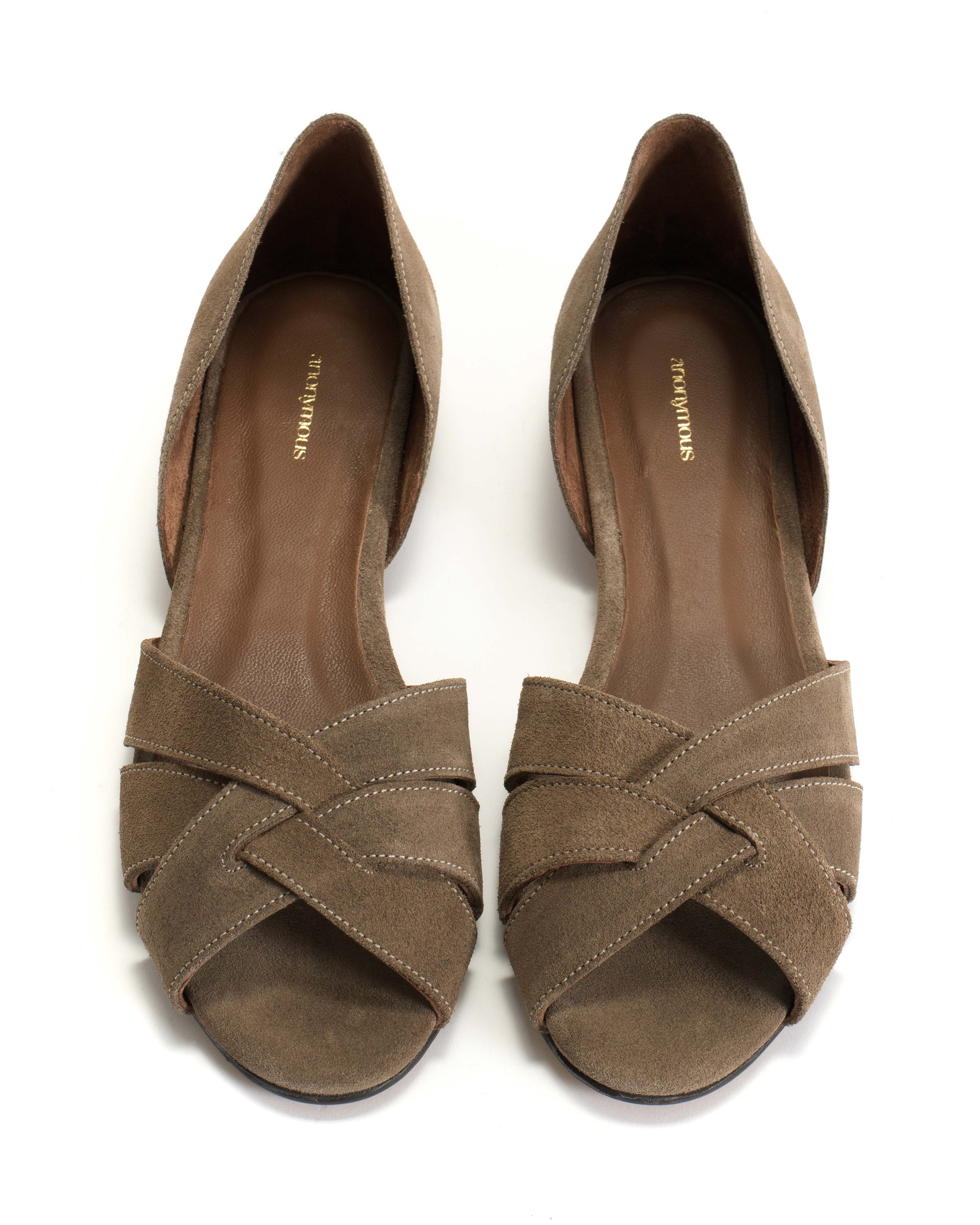 Sanni 20 Calf suede Mushroom