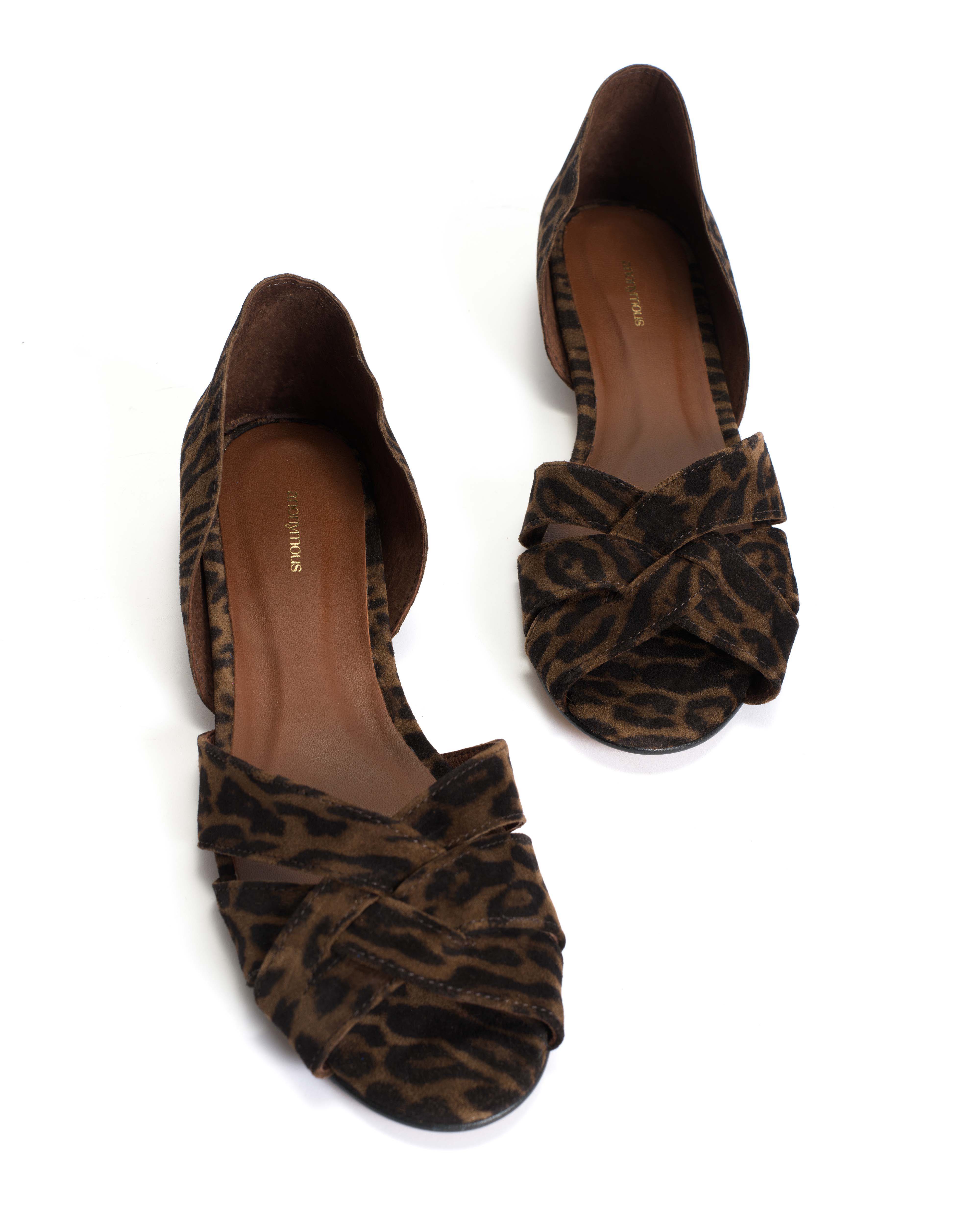 Sanni 20 Calf suede print Jaguar