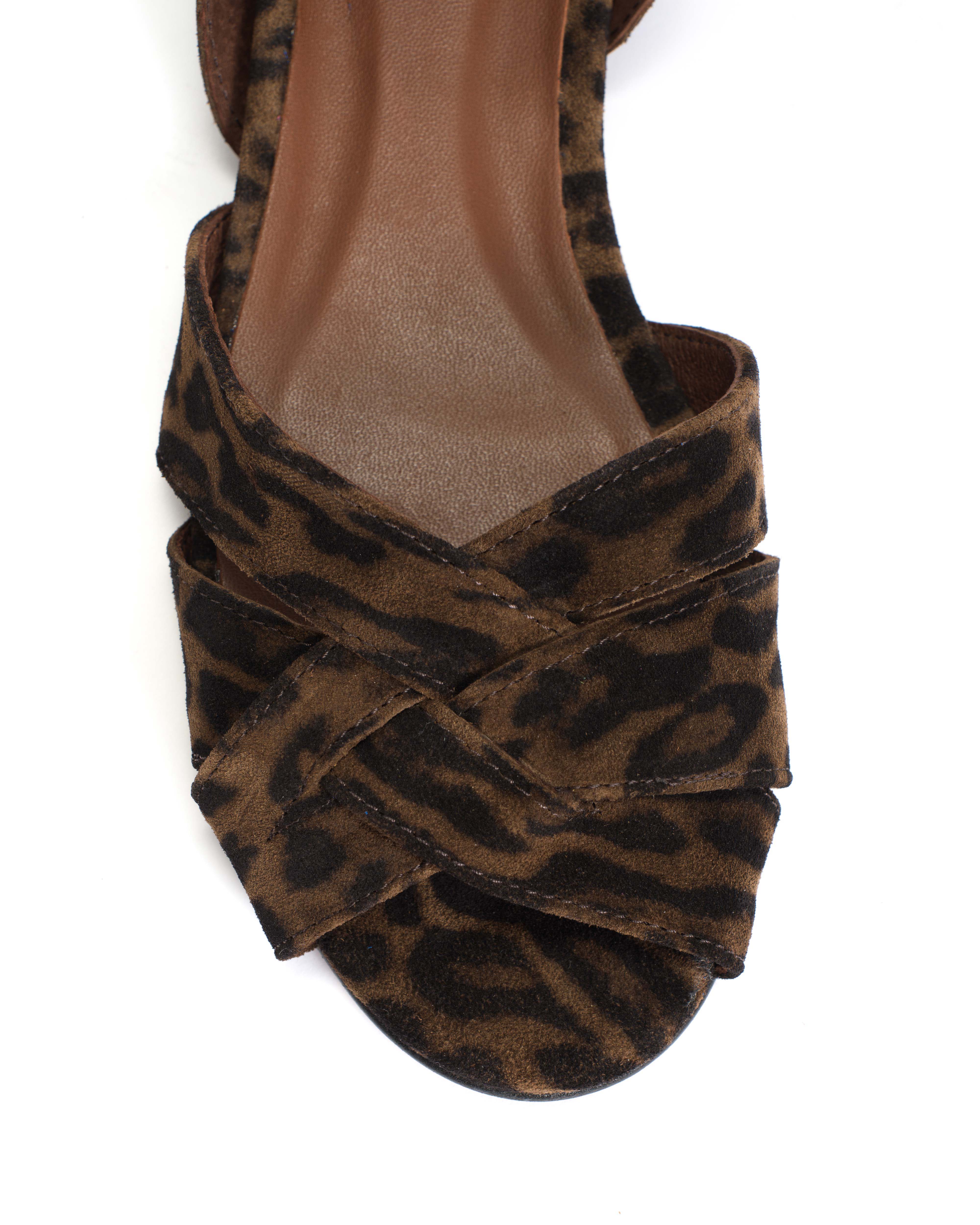 Sanni 20 Calf suede print Jaguar