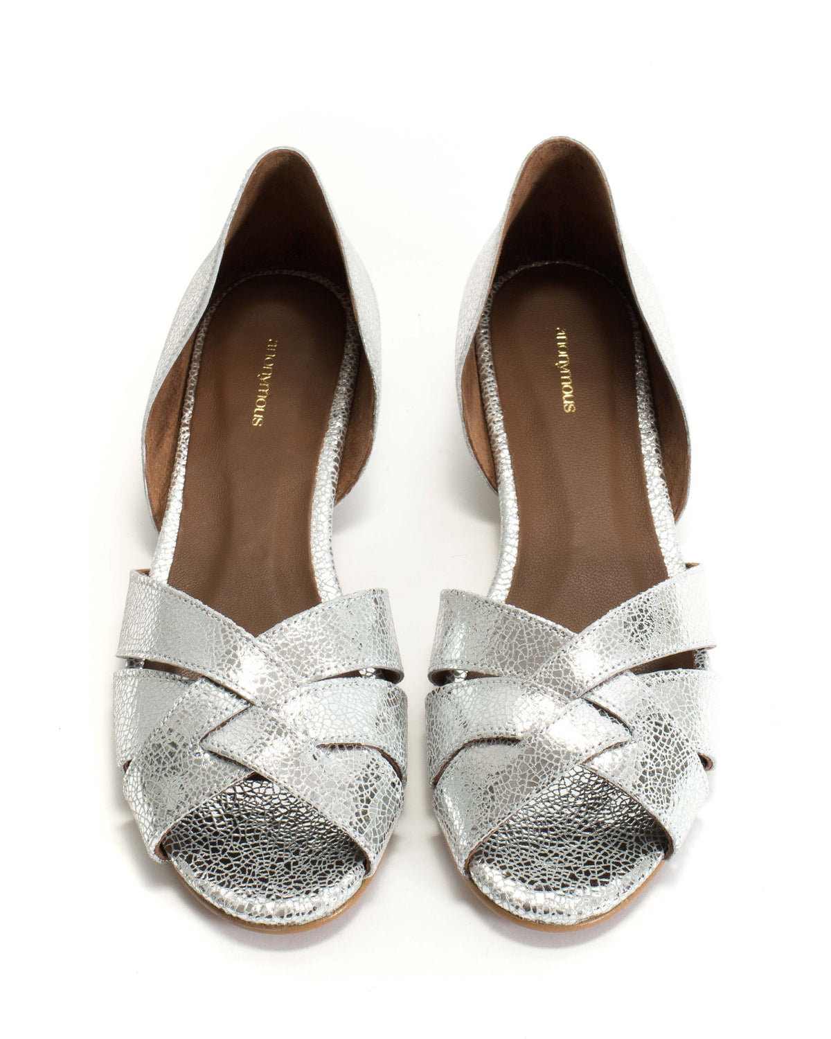 Sanni 20 Crackled metallic goat Silver