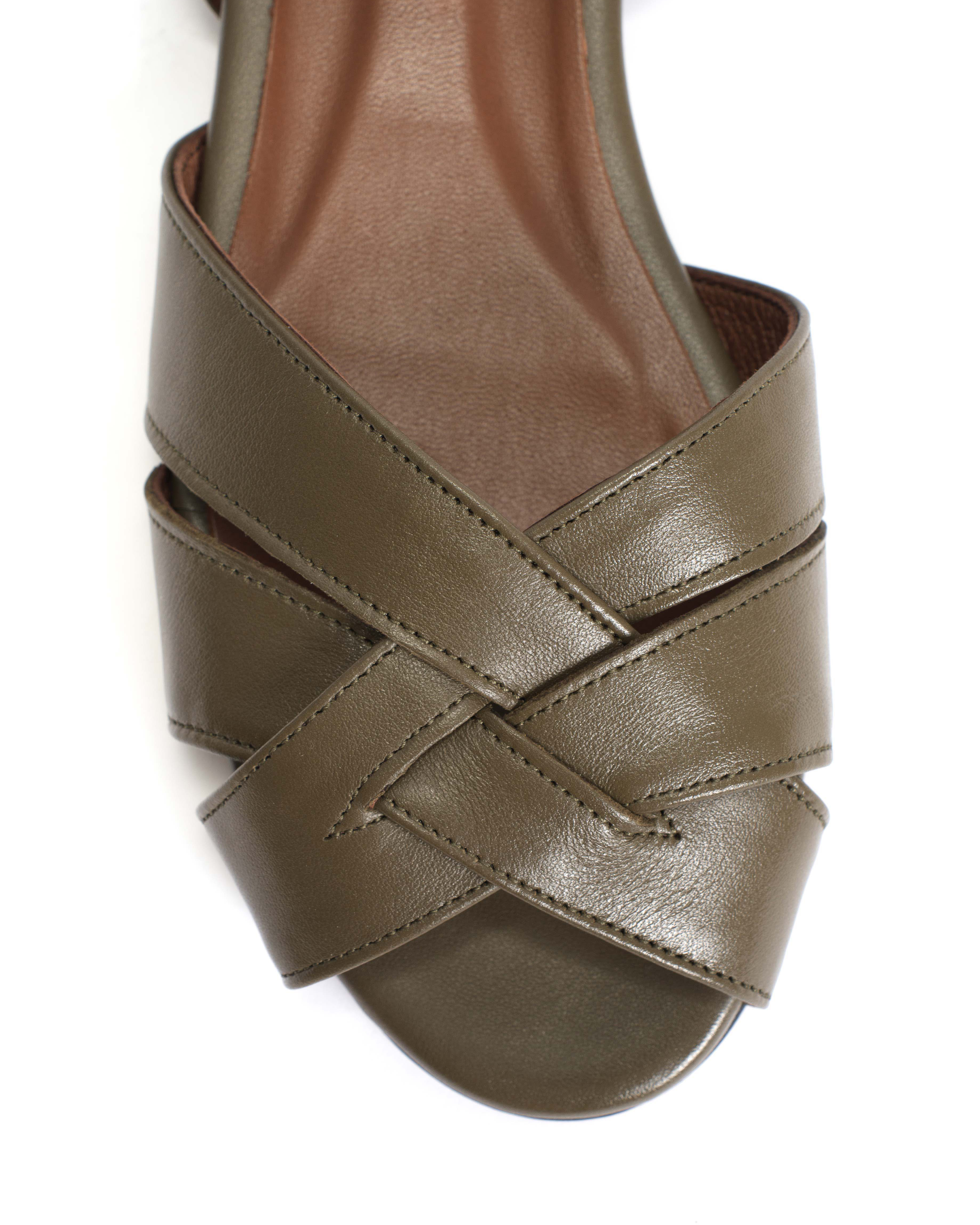 Sanni 20 Soft calf Olive green