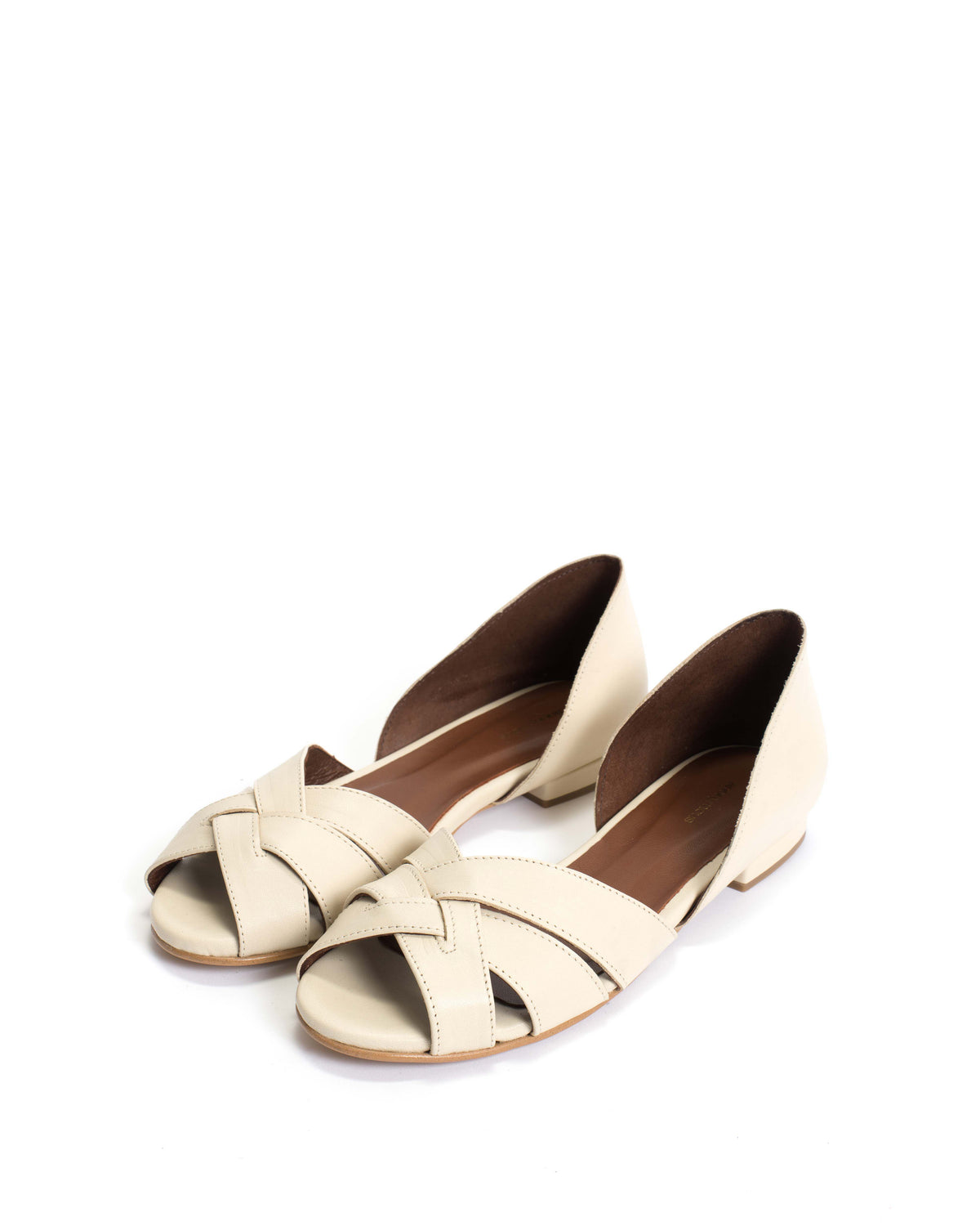Sanni 20 Soft calf White sand