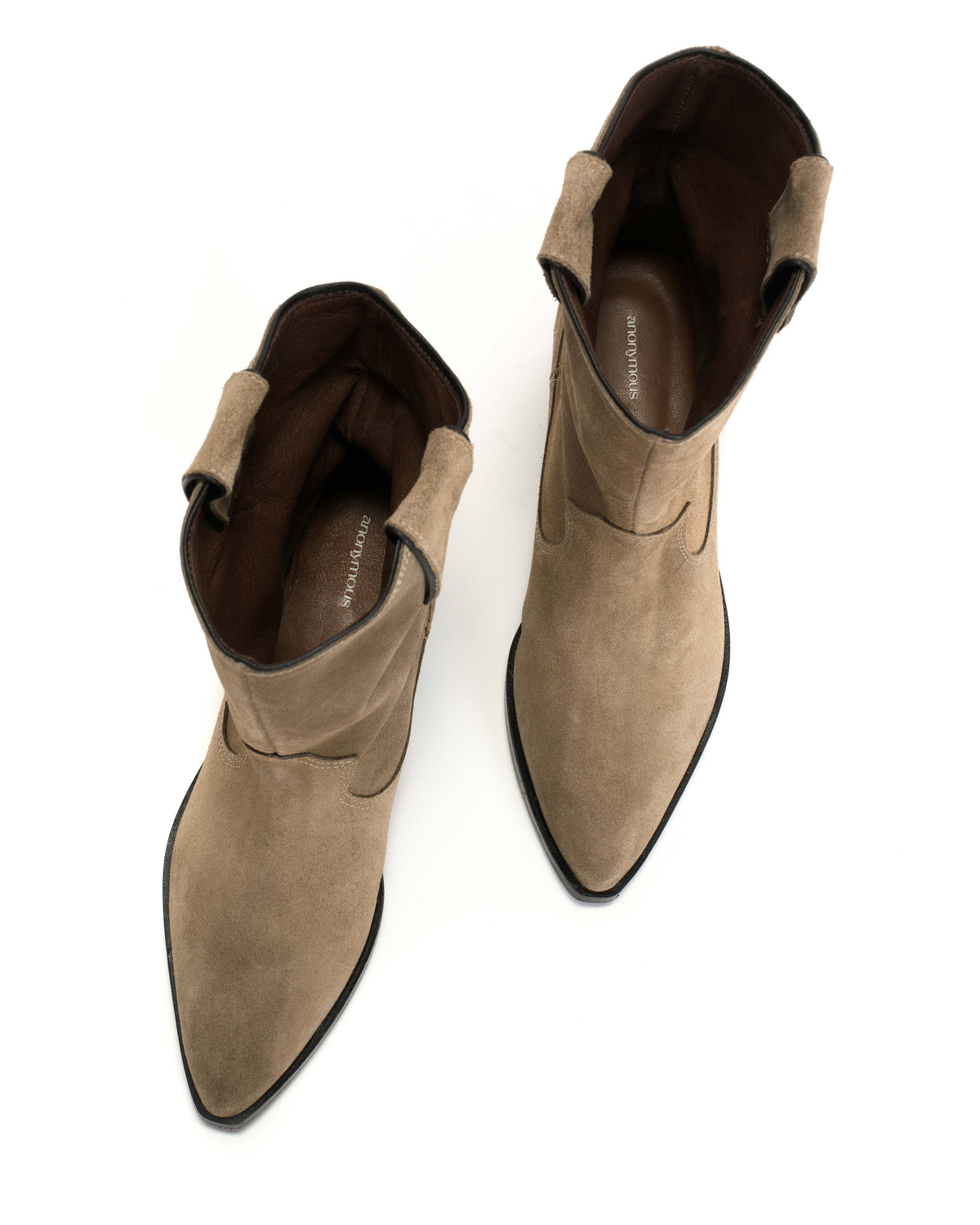 Saseline 35 Calf suede Mushroom