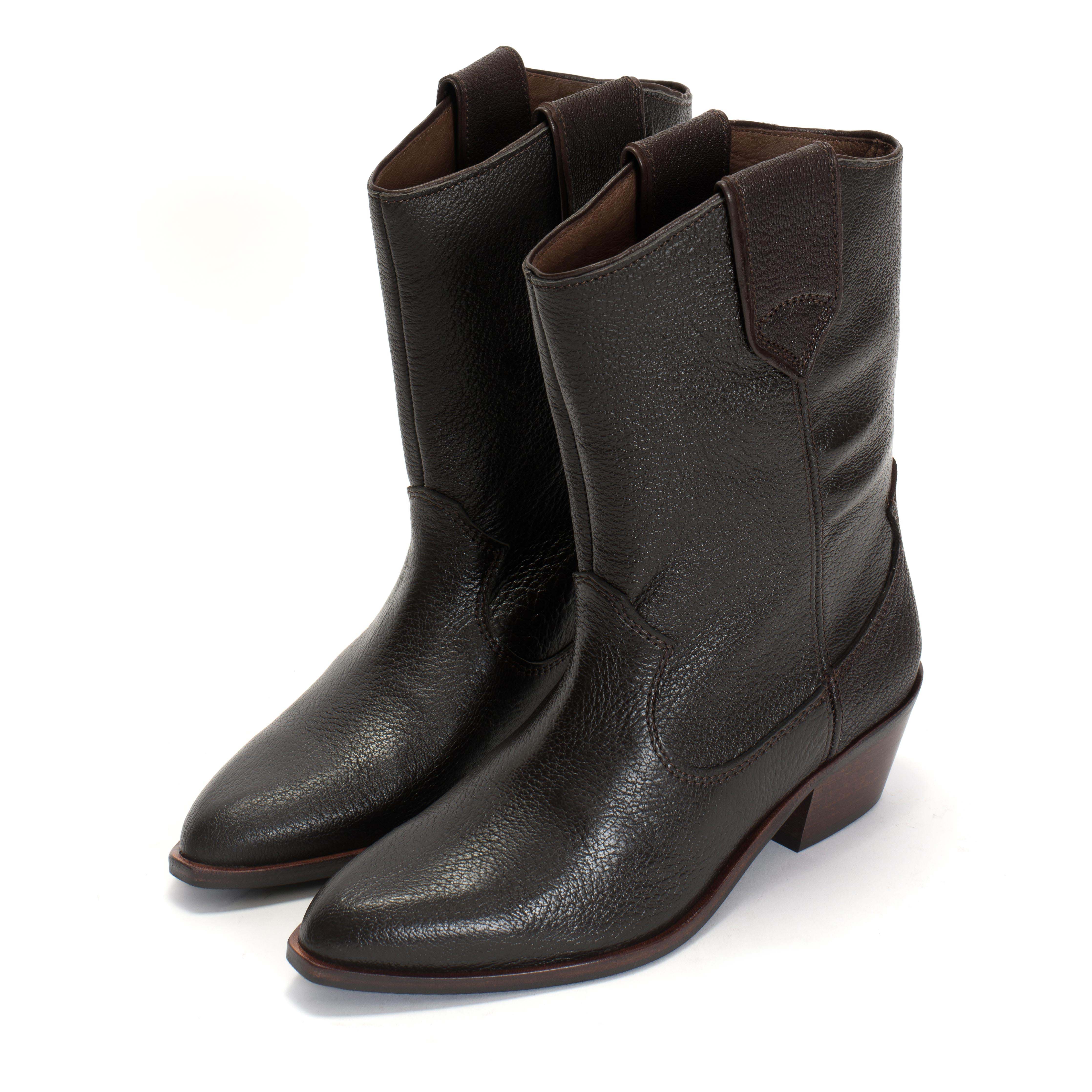 Saseline 35 Grained chevre goat Coffee brown