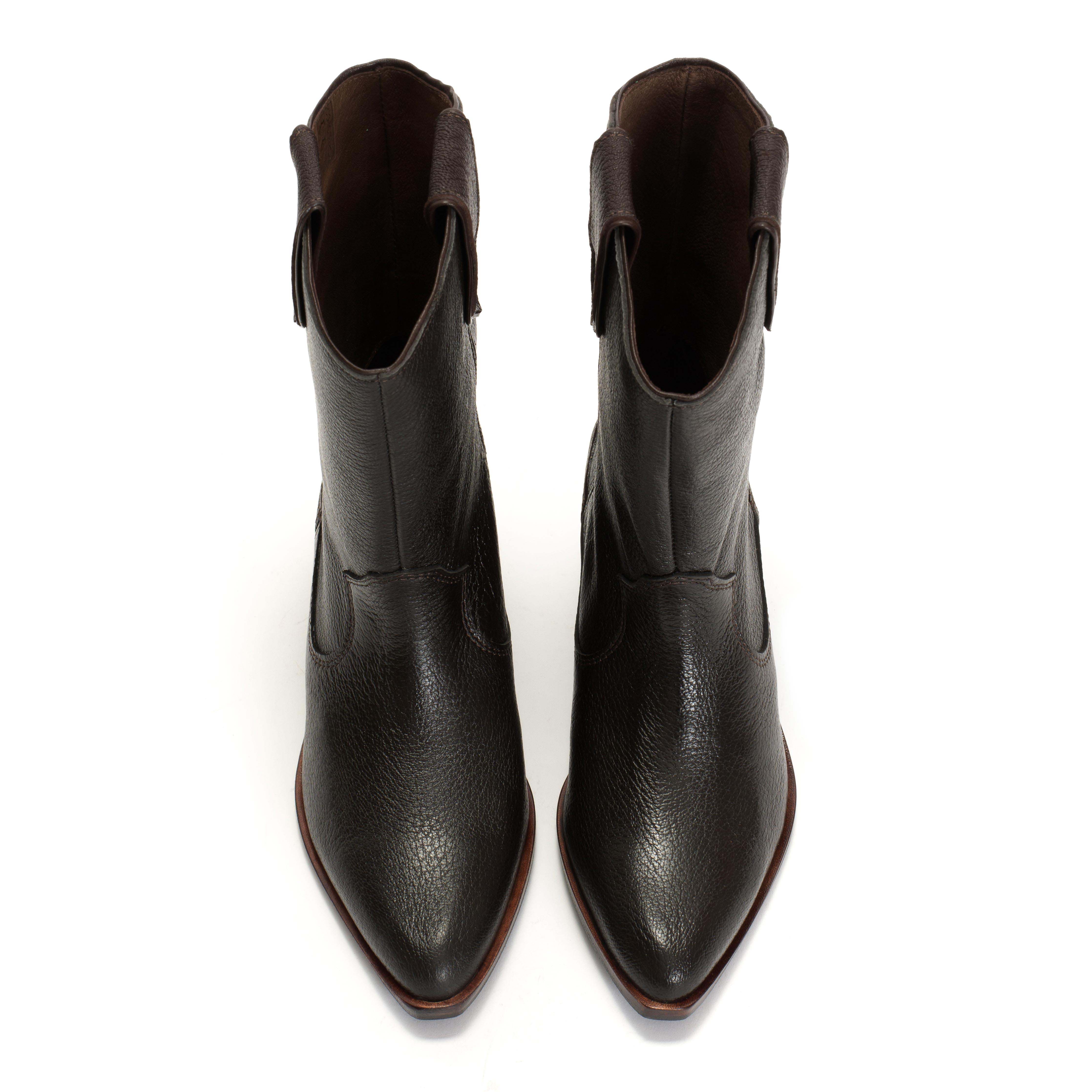 Saseline 35 Grained chevre goat Coffee brown