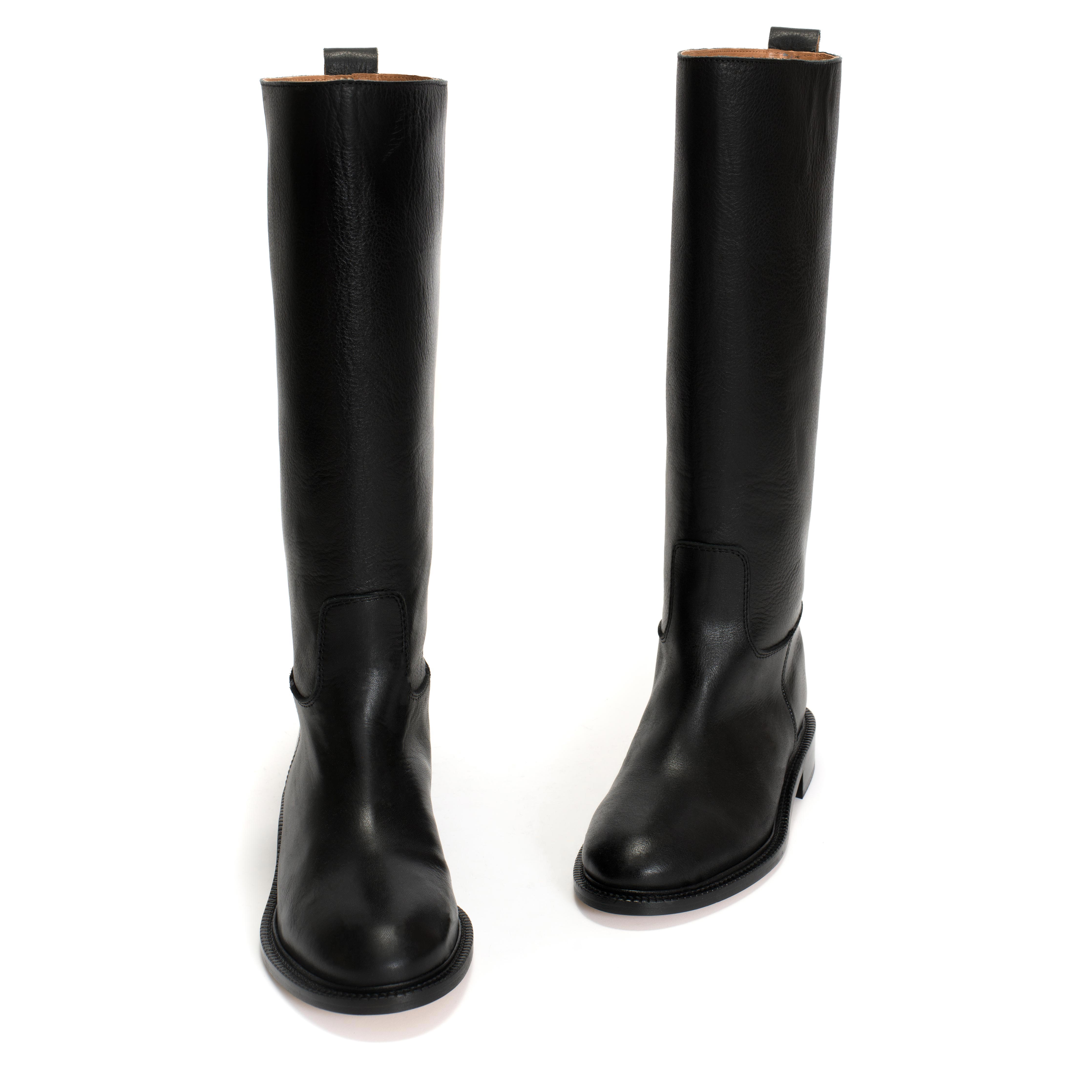 Semih Vegetable tanned calf Black