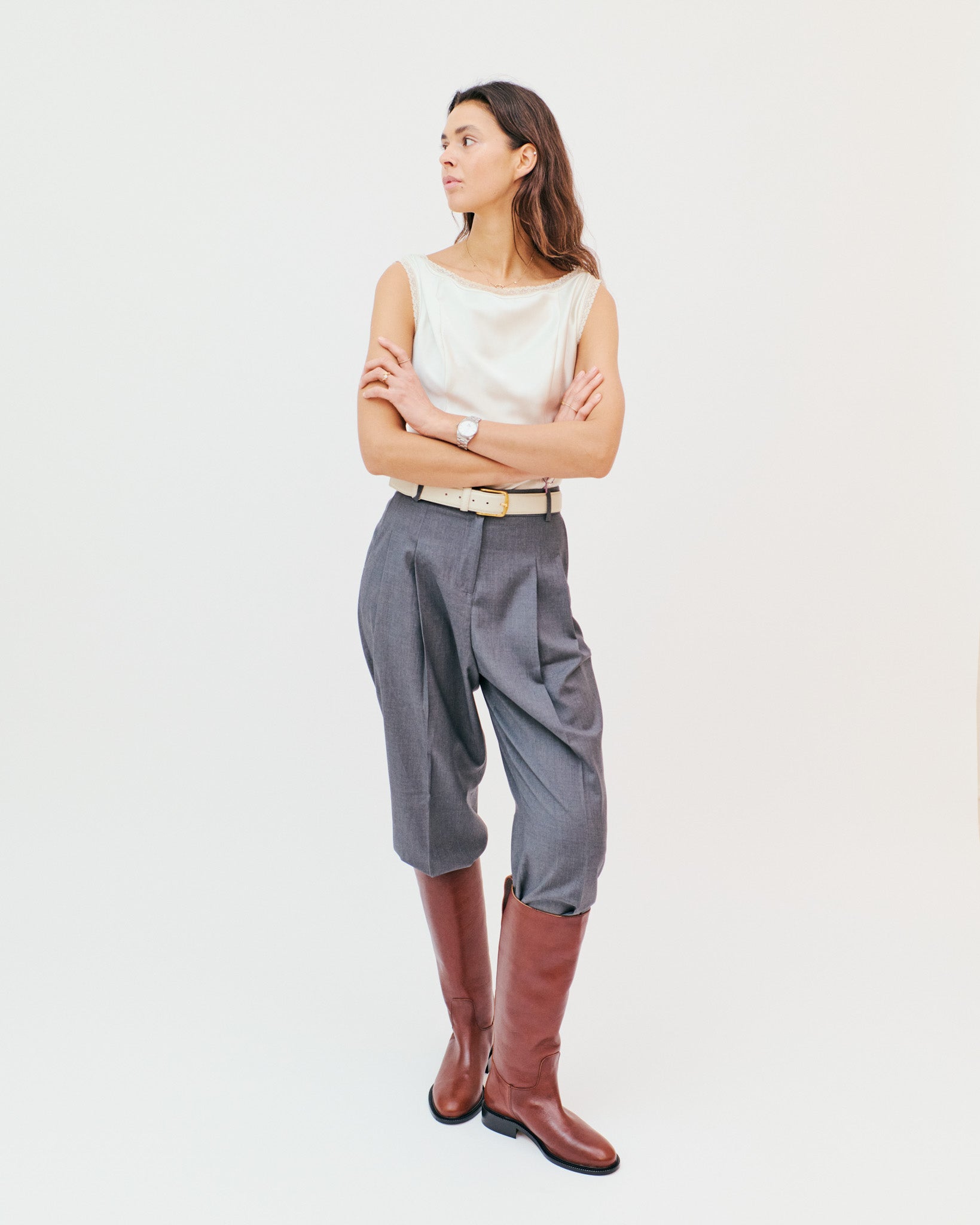 Semih Vegetable tanned calf Chestnut