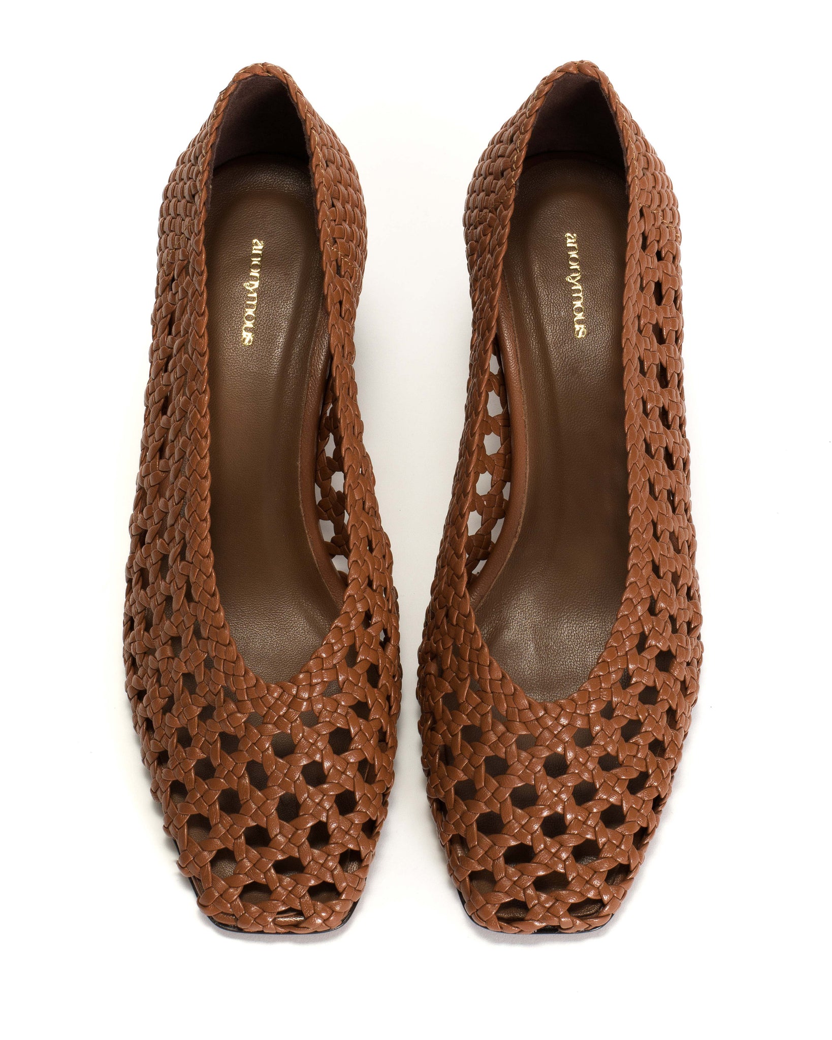 Sessi 60 Hand-braided leather Hazelnut