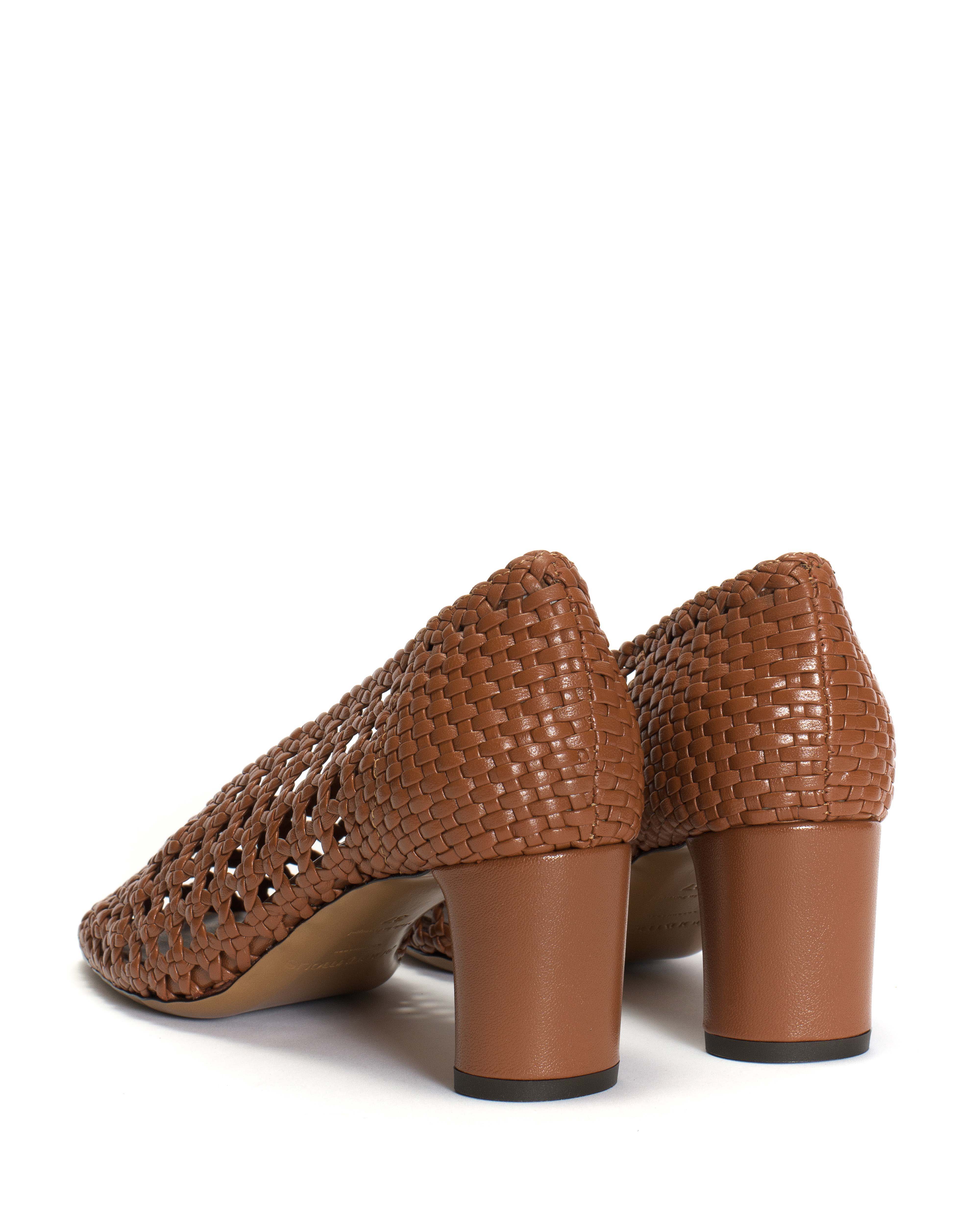 Sessi 60 Hand-braided leather Hazelnut