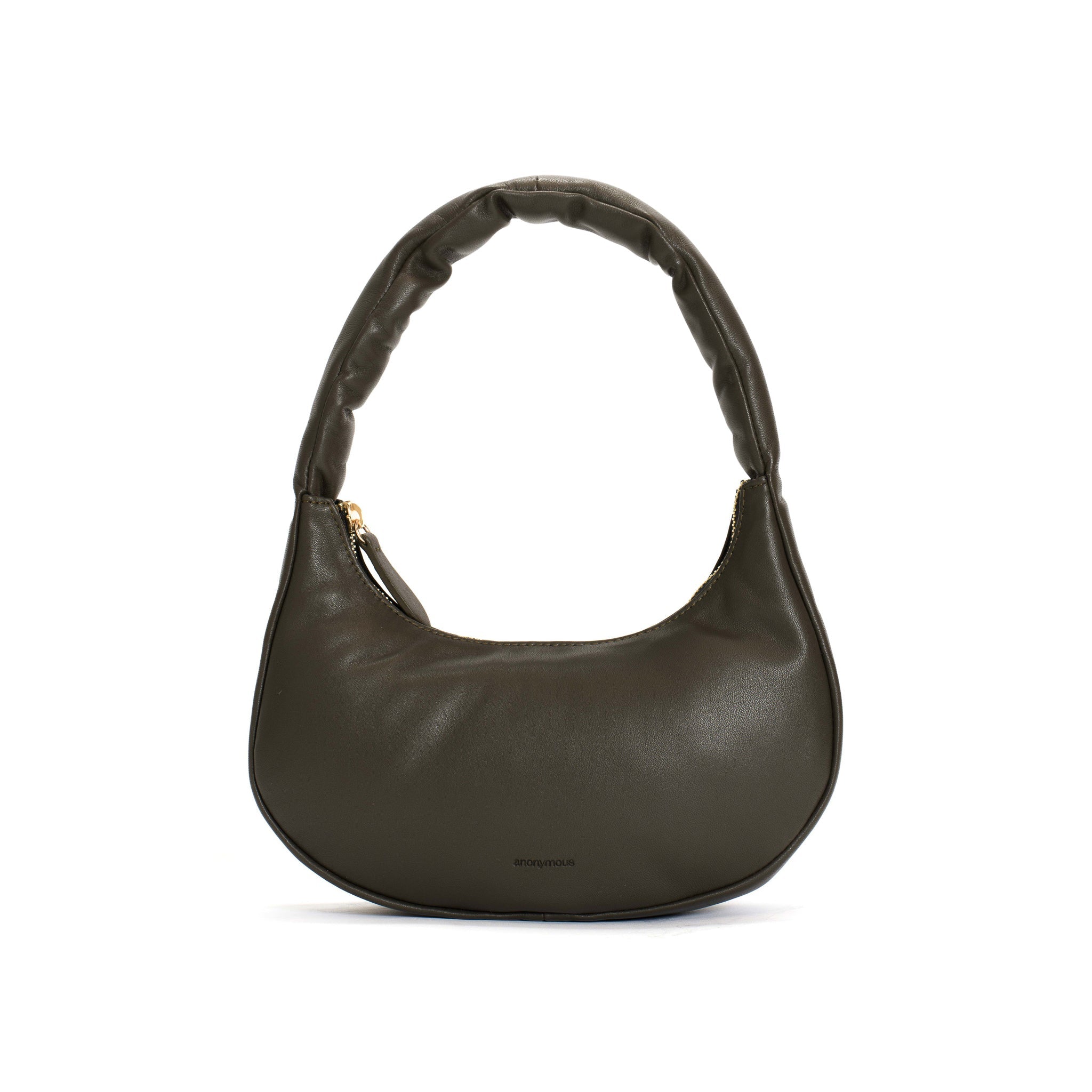 Shane petite pillow bag Shiny lamb Olive green