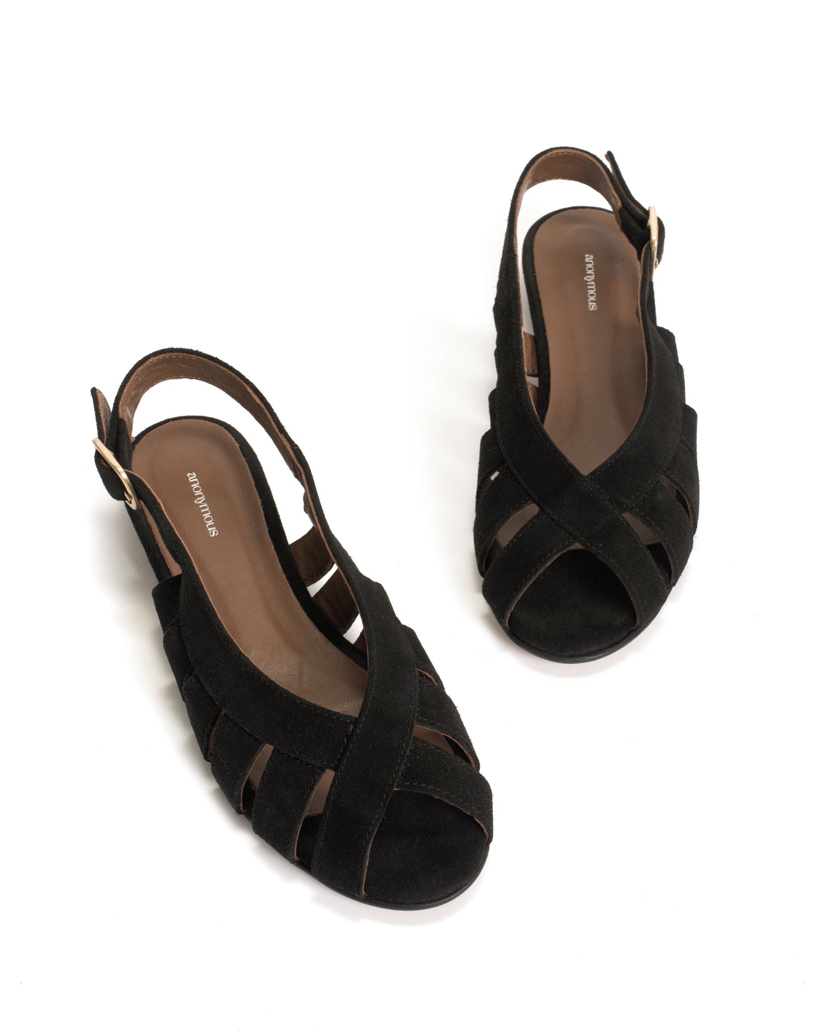 Sophie 20 Calf suede Black - Anonymous Copenhagen