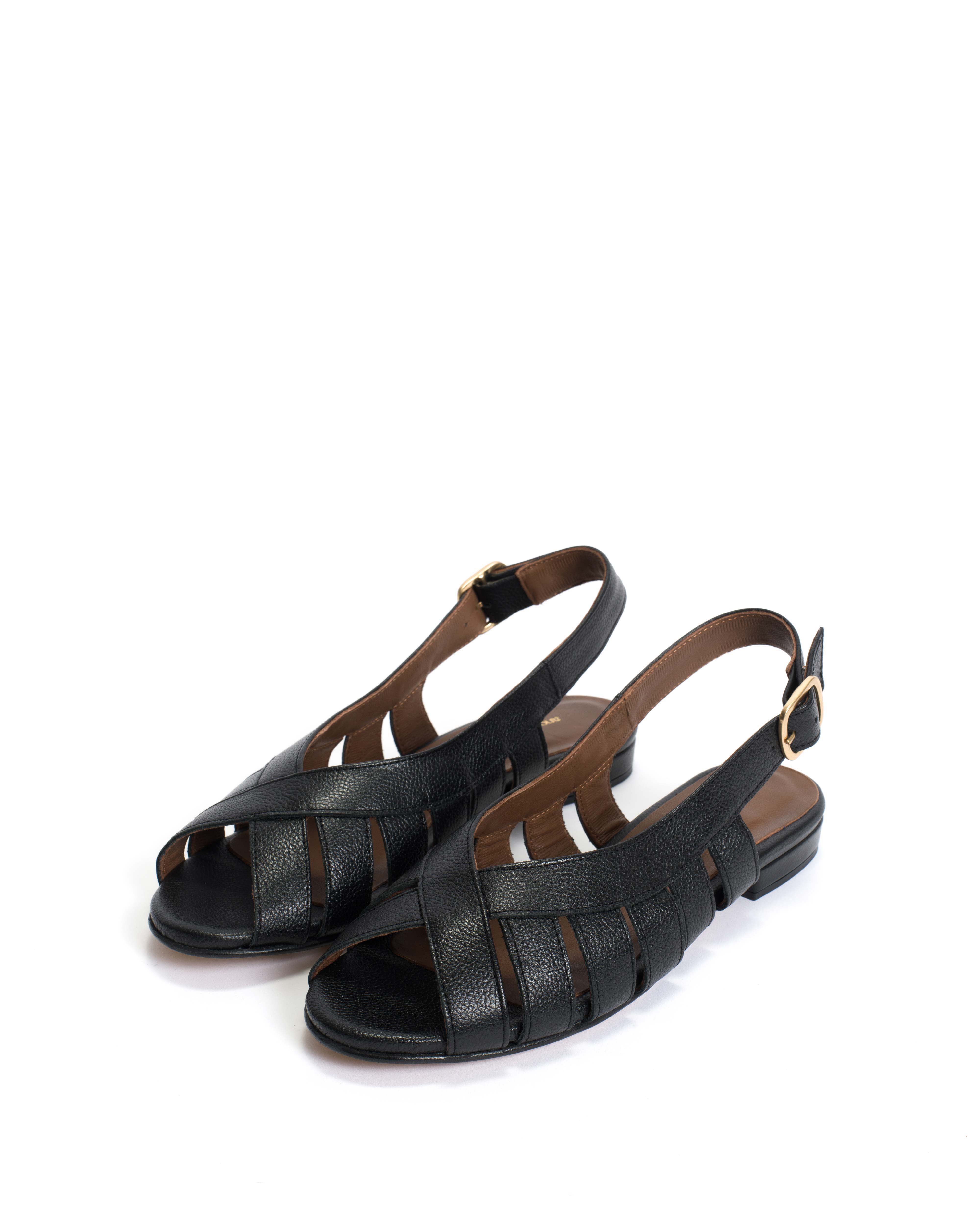 Sophie 20 Pebbled soft calf Black