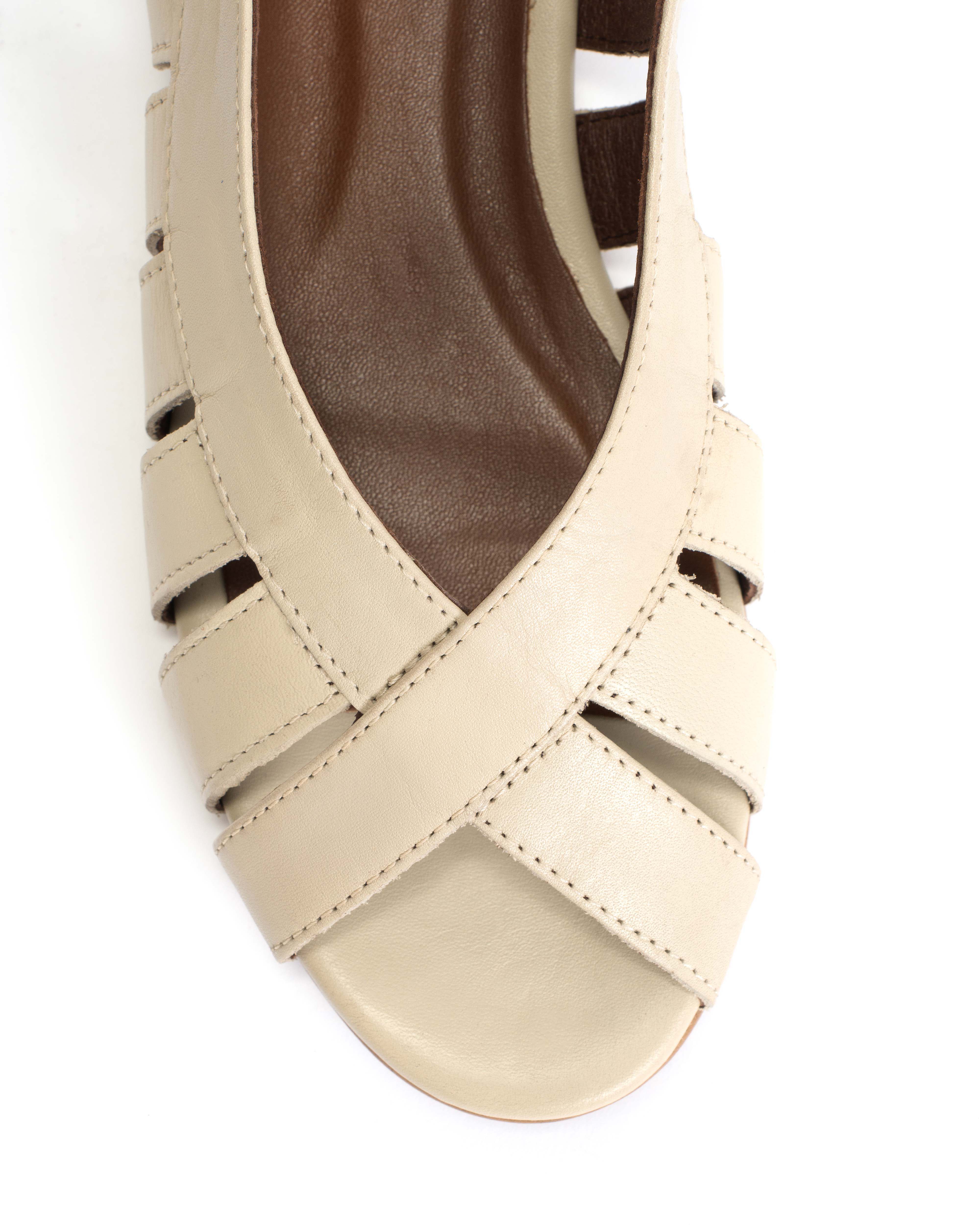 Sophie 20 Soft calf White sand