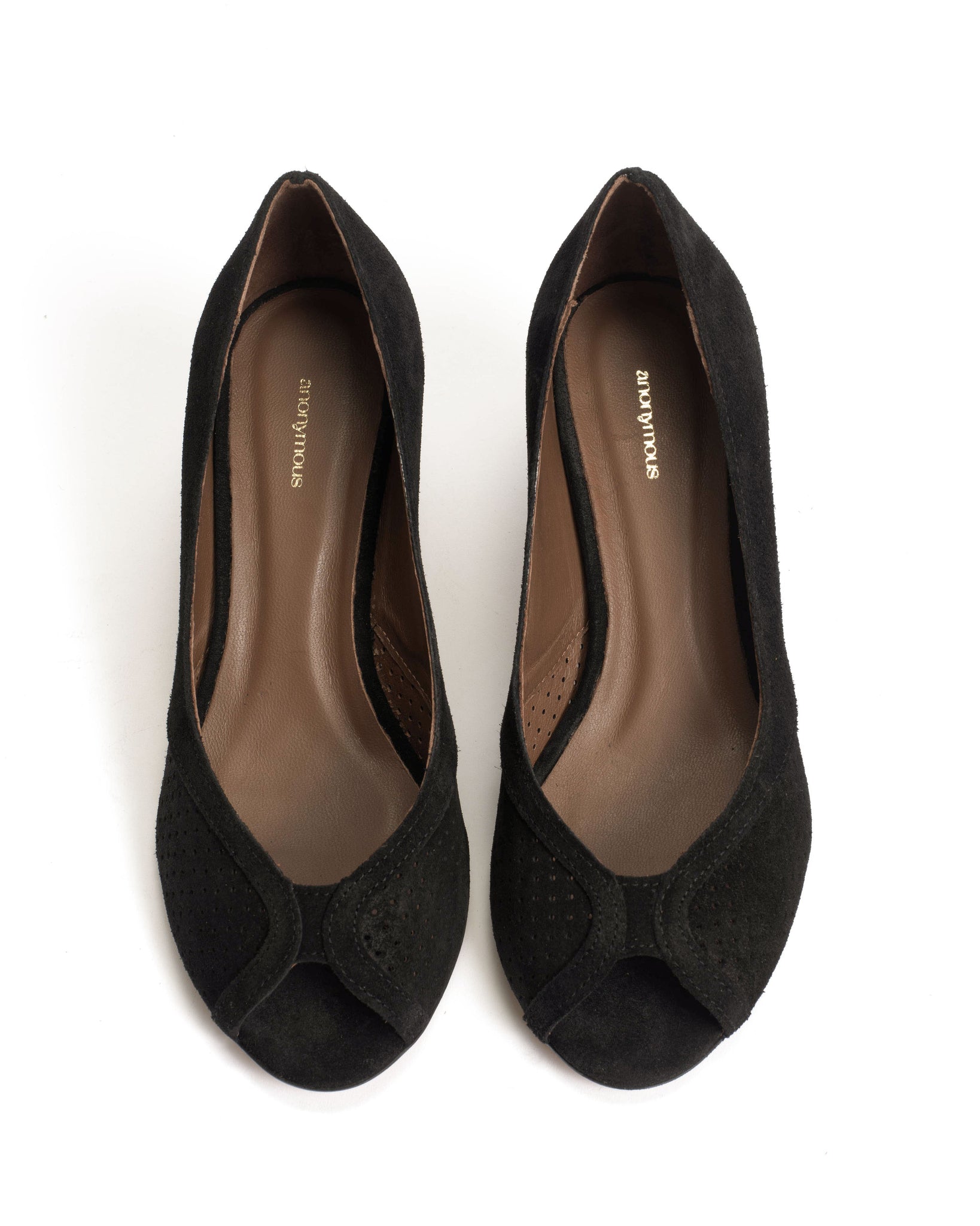 Tiffany Stiletto Calf suede Black - Anonymous Copenhagen