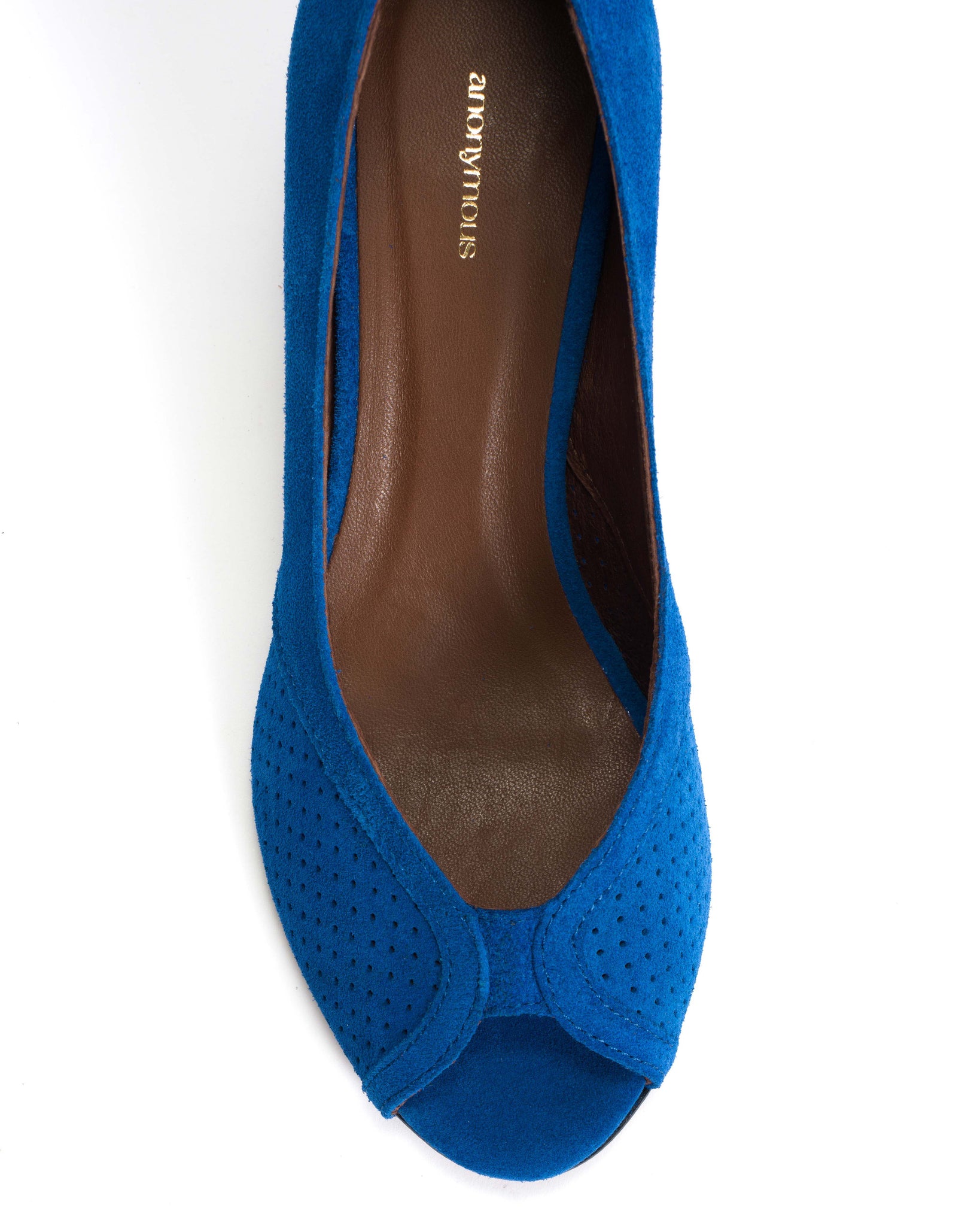 Tiffany stiletto Calf suede Electric blue