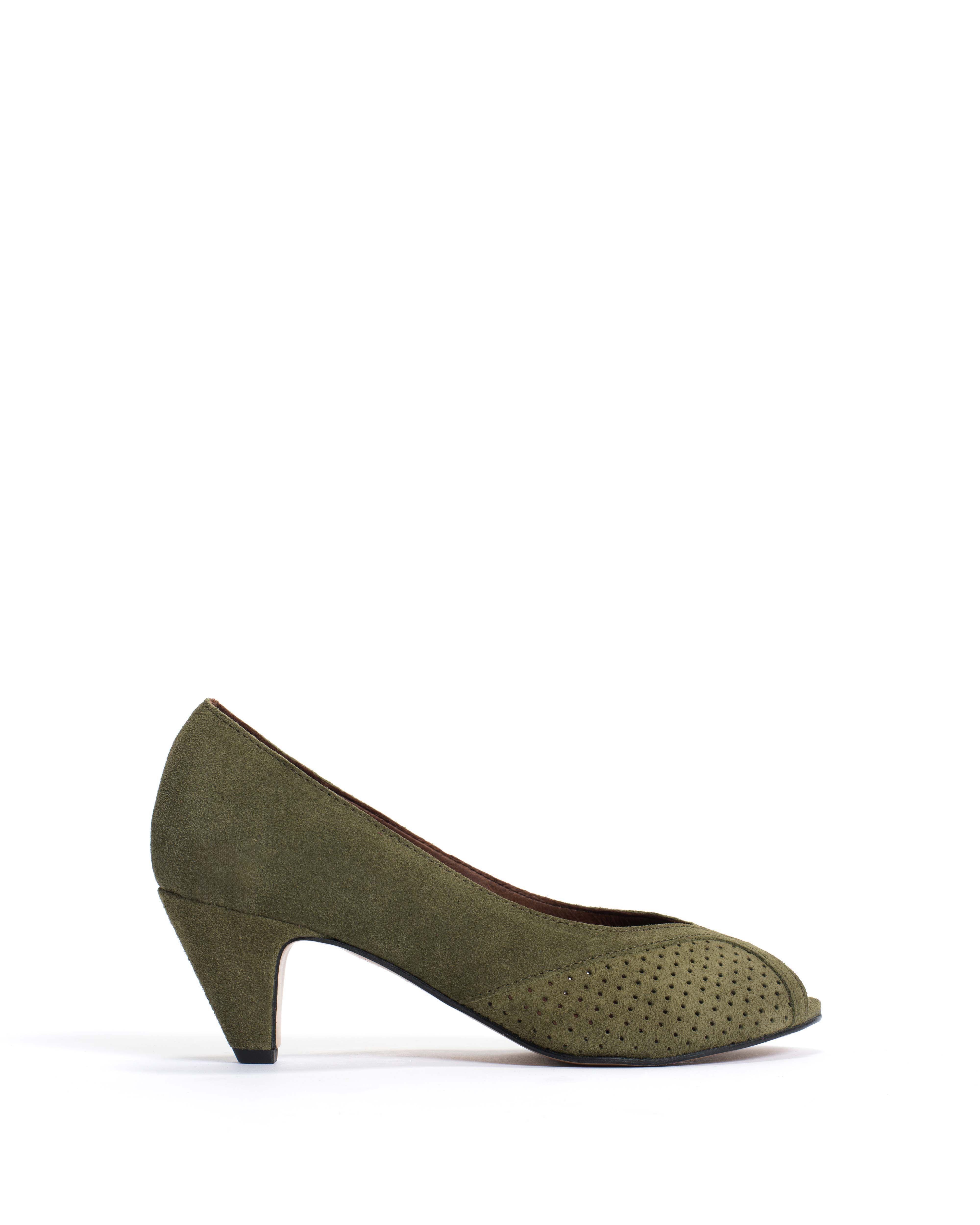 Tiffany stiletto Calf suede Olive green