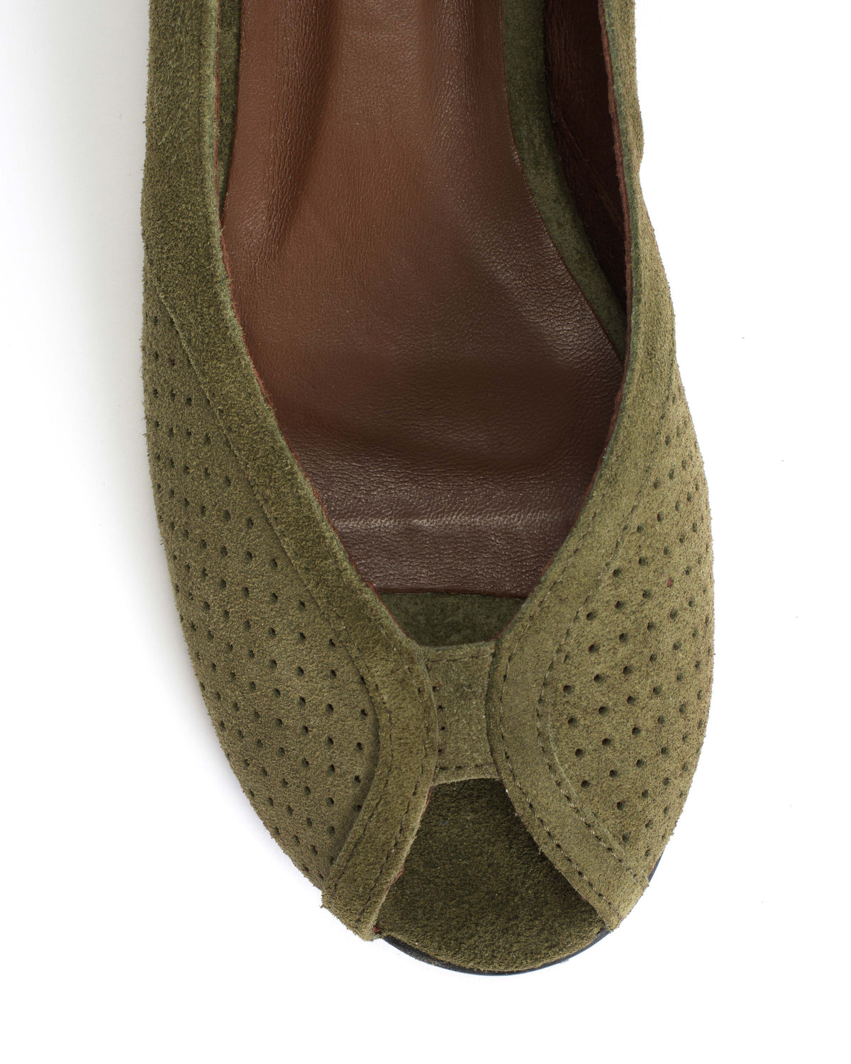 Tiffy Calf suede Olive green