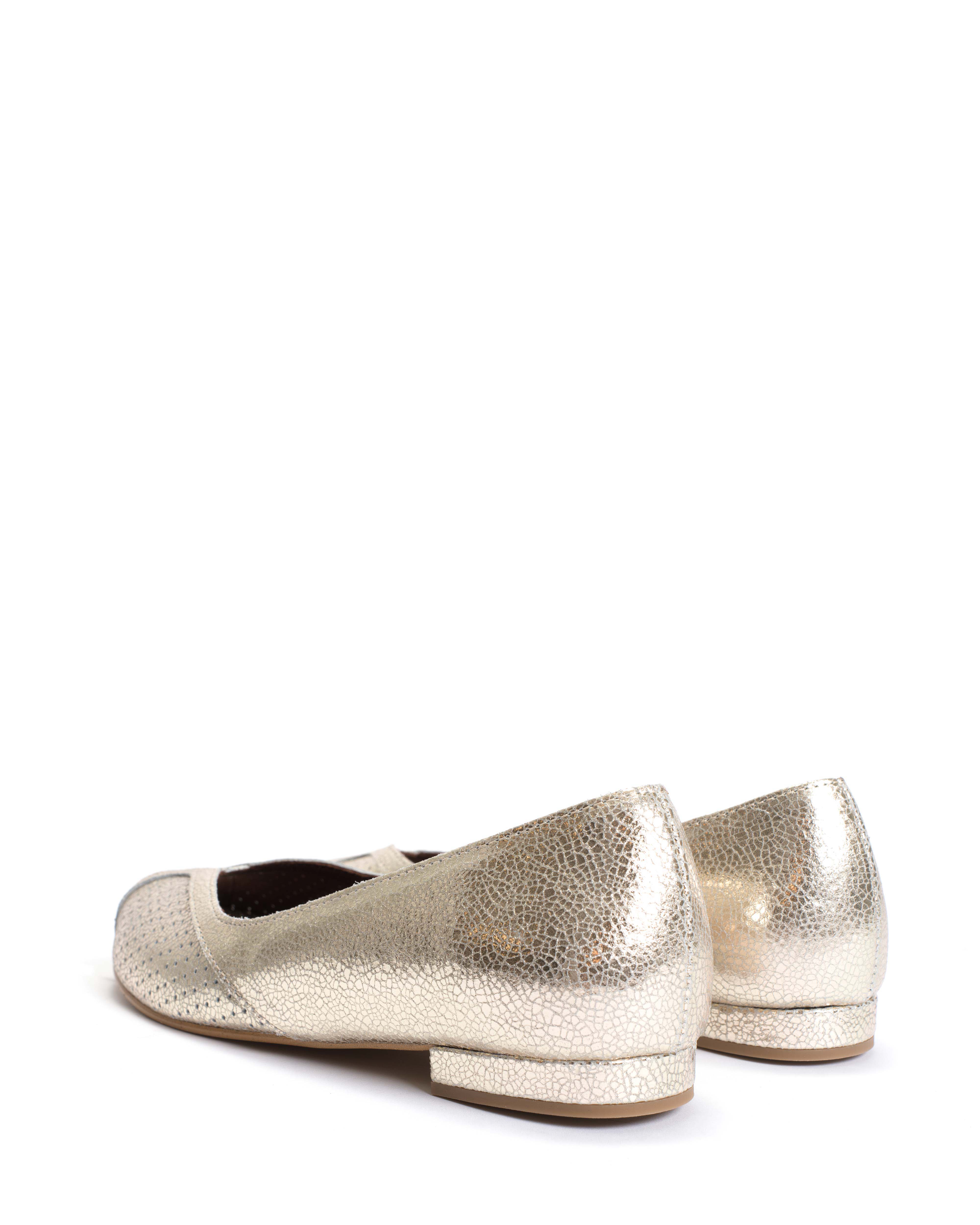 Tiffy Crackled metallic goat Champagne