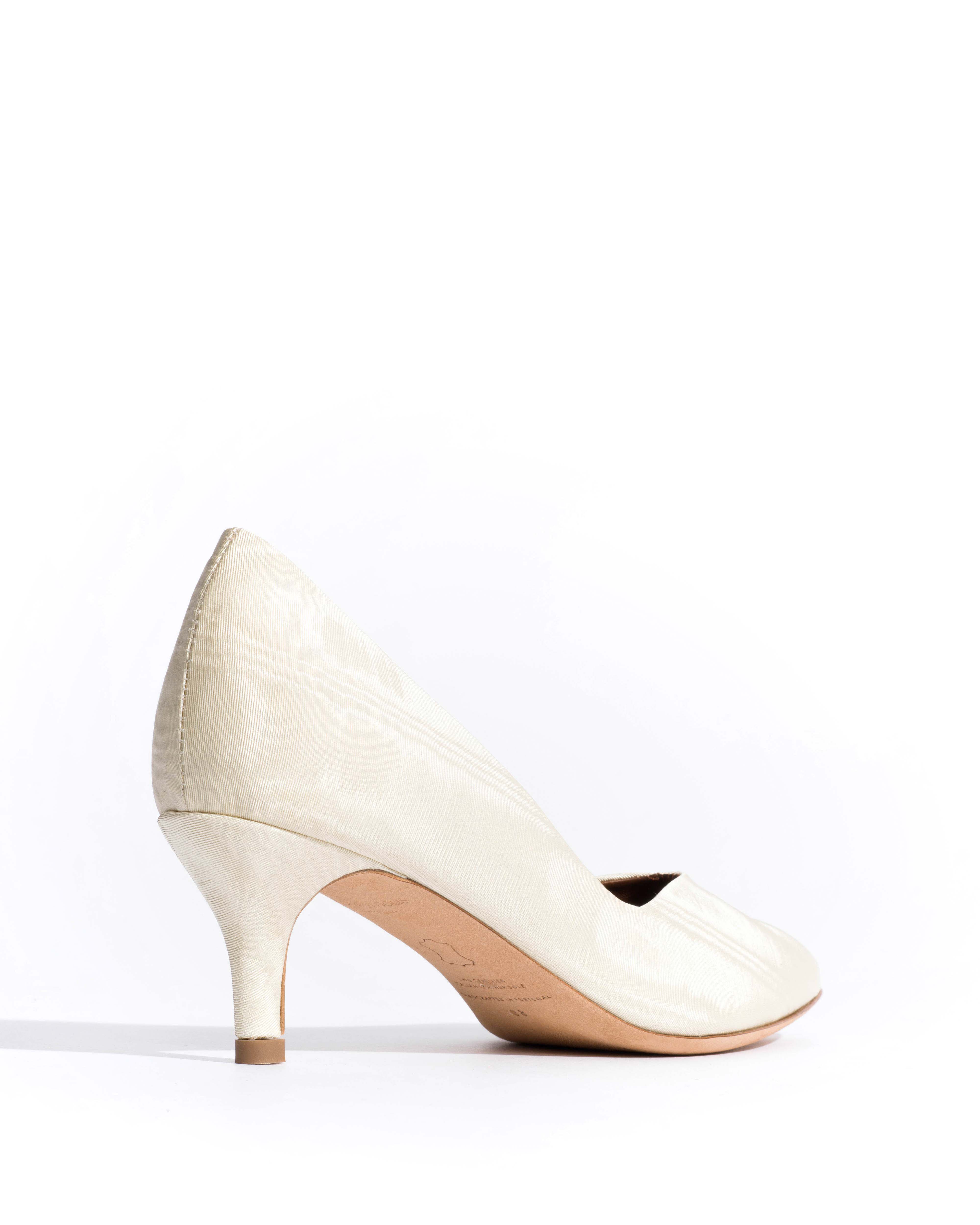 Trini 55 Glossy moire Ivory
