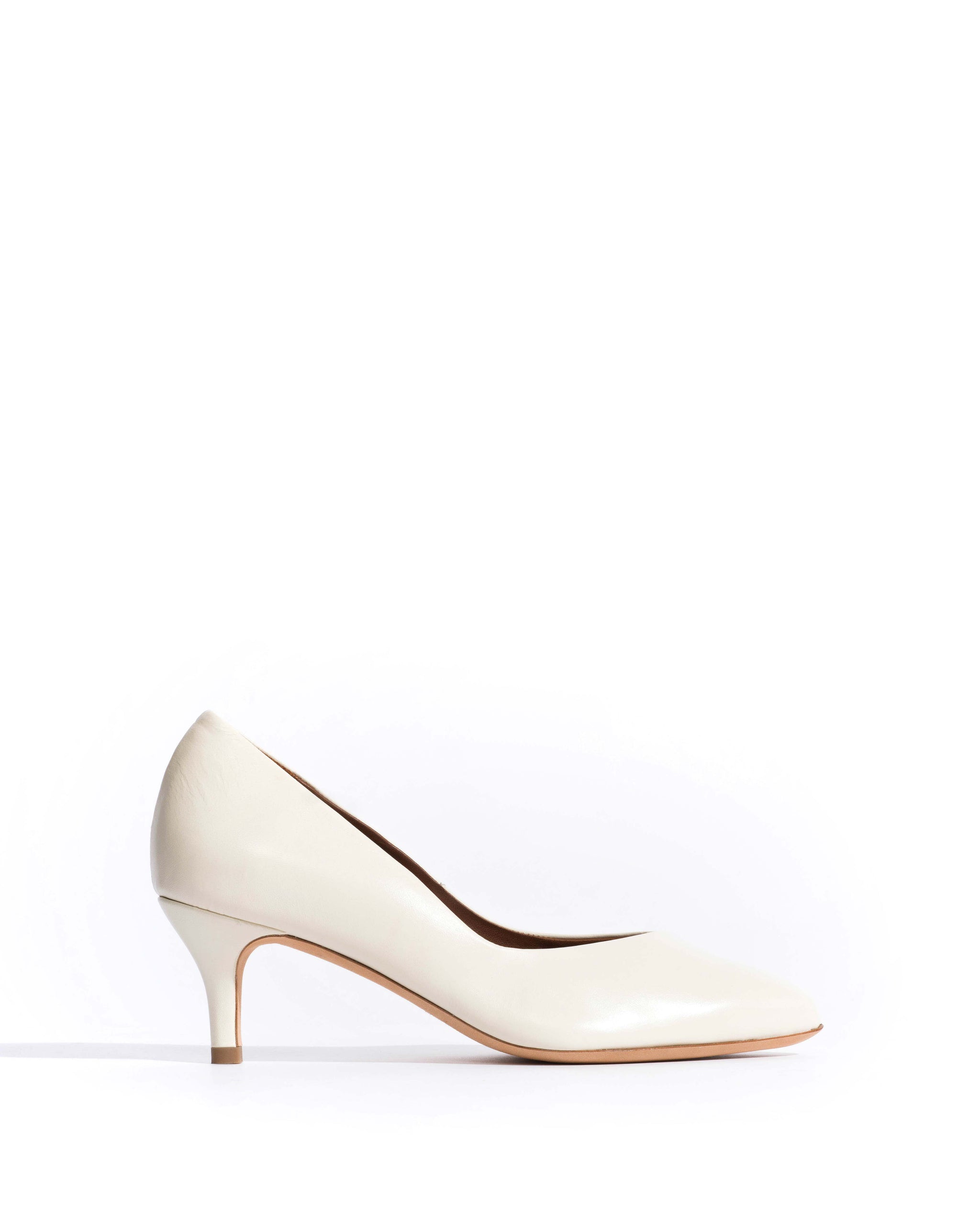 Trini 55 Shiny lamb White sand - Anonymous Copenhagen Heels