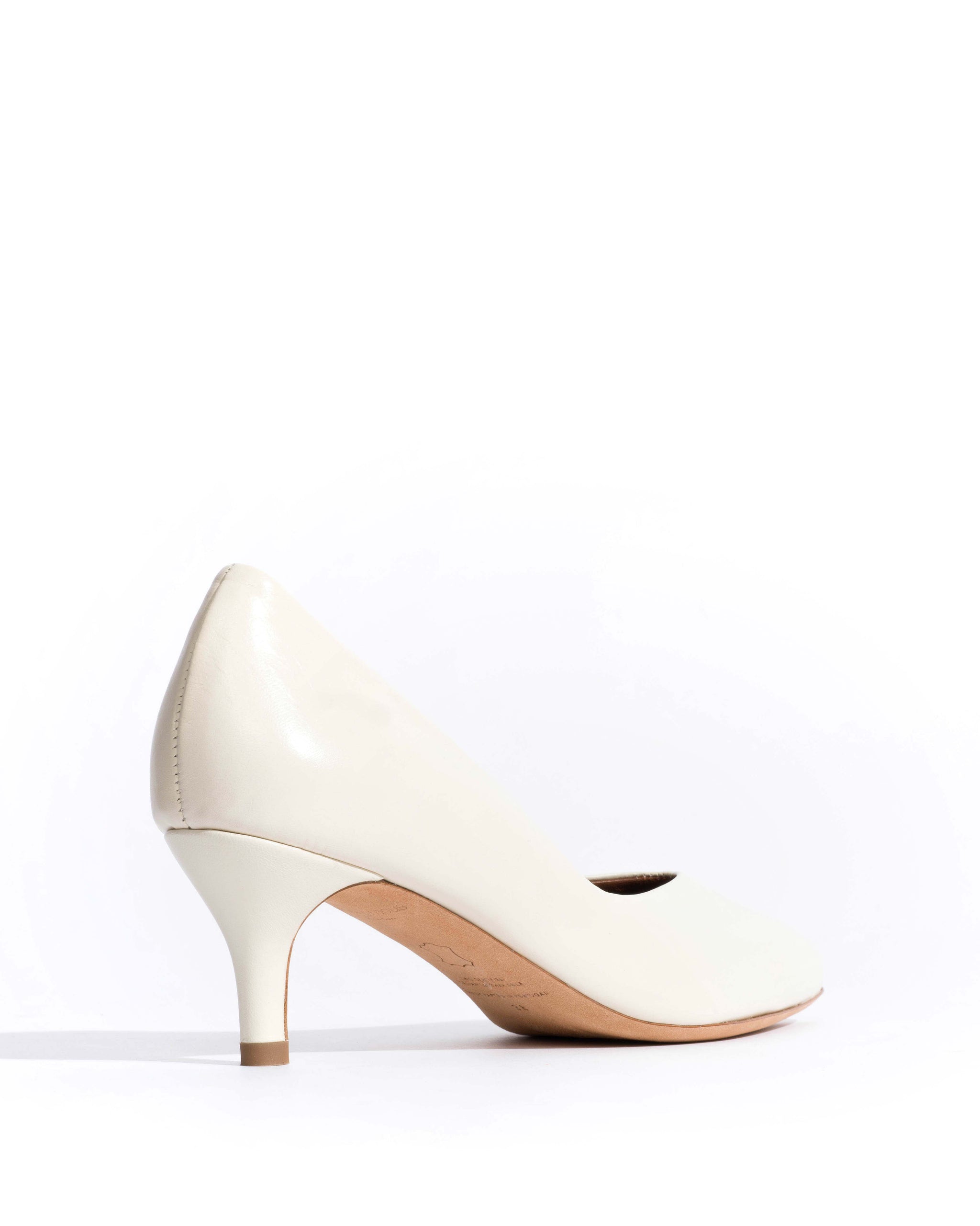 Trini 55 Shiny lamb White sand - Anonymous Copenhagen Heels