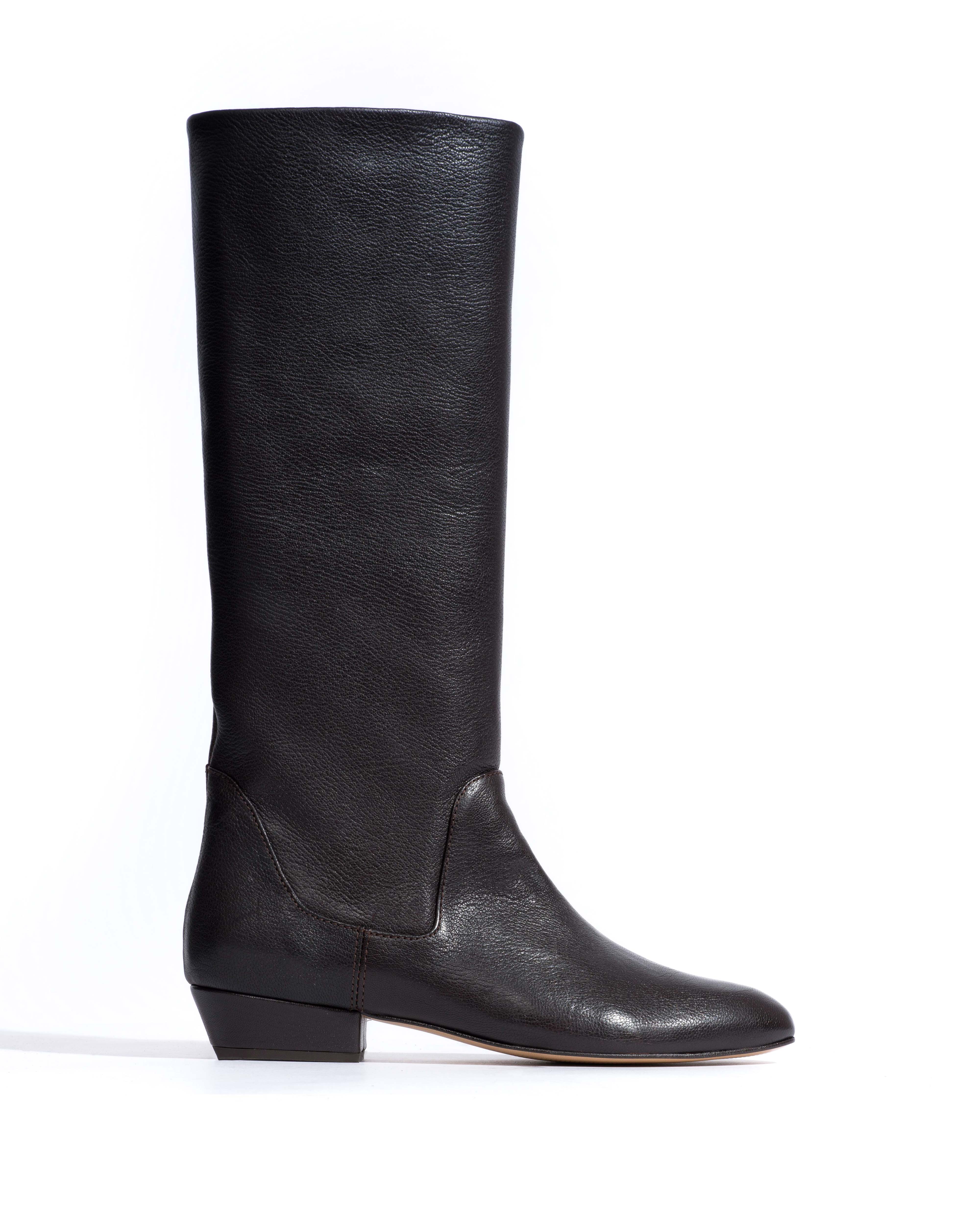 Valle 20 Grained chevre goat Coffee brown