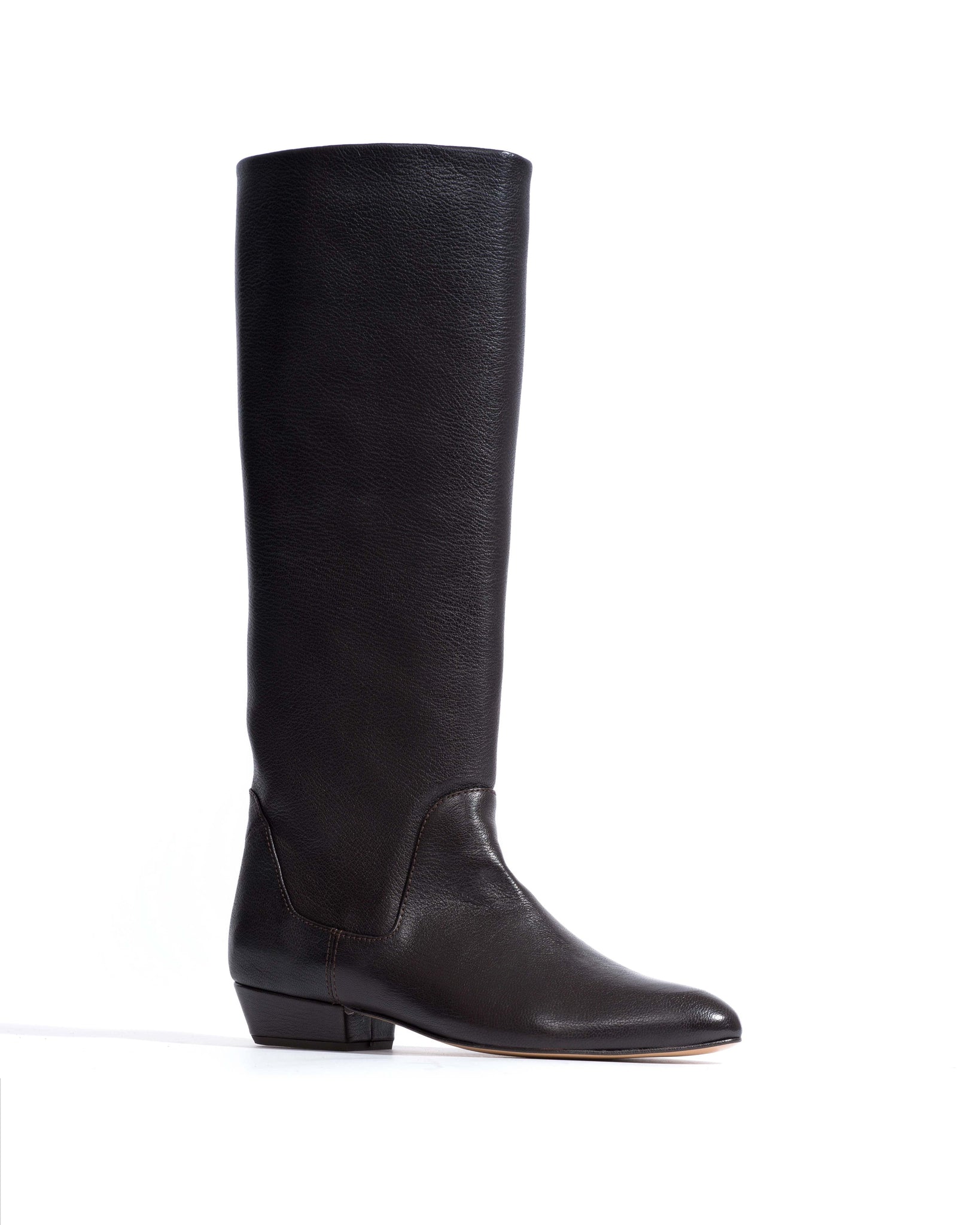 Valle 20 Grained chevre goat Coffee brown - Anonymous Copenhagen Shoes