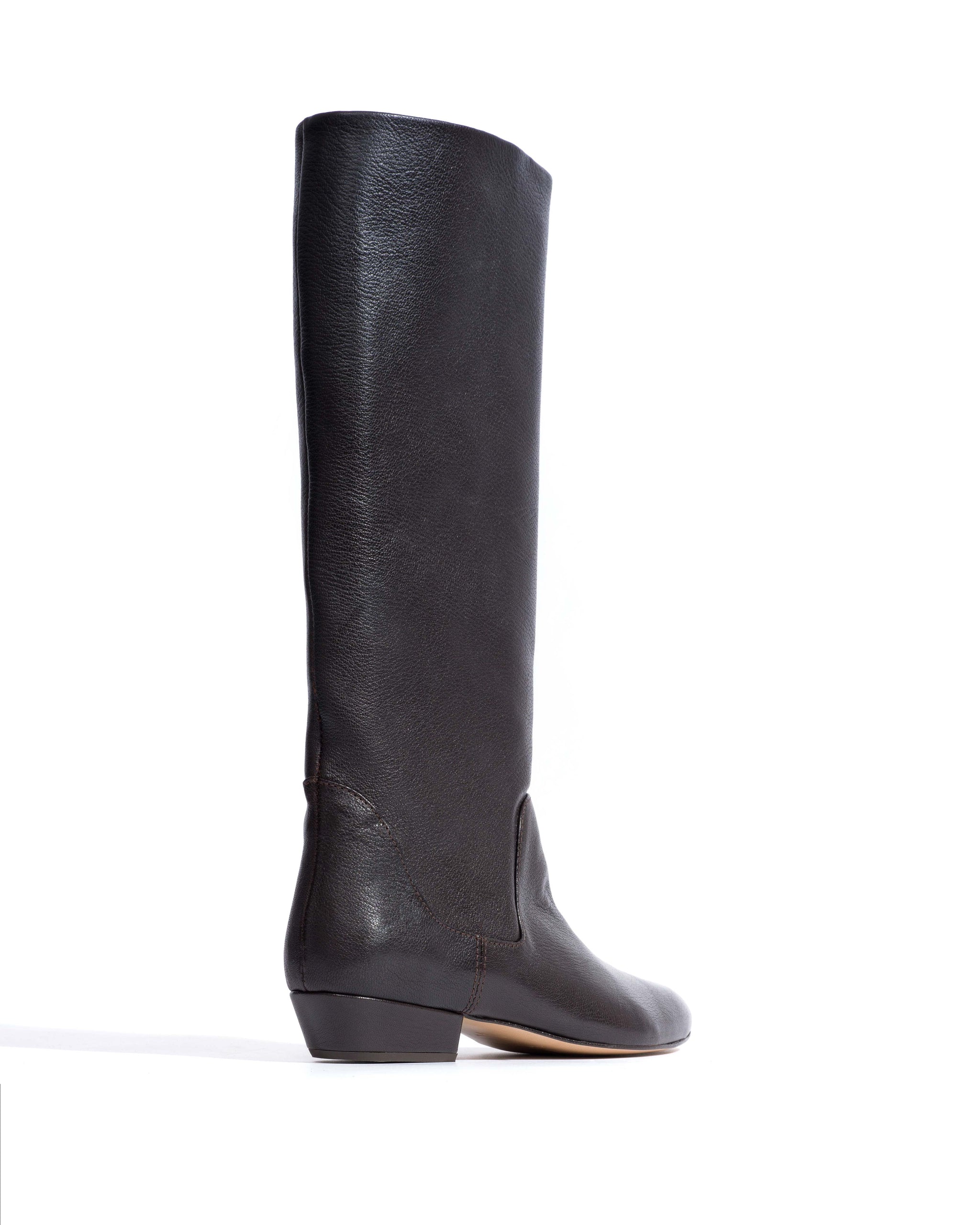 Valle 20 Grained chevre goat Coffee brown - Anonymous Copenhagen Shoes