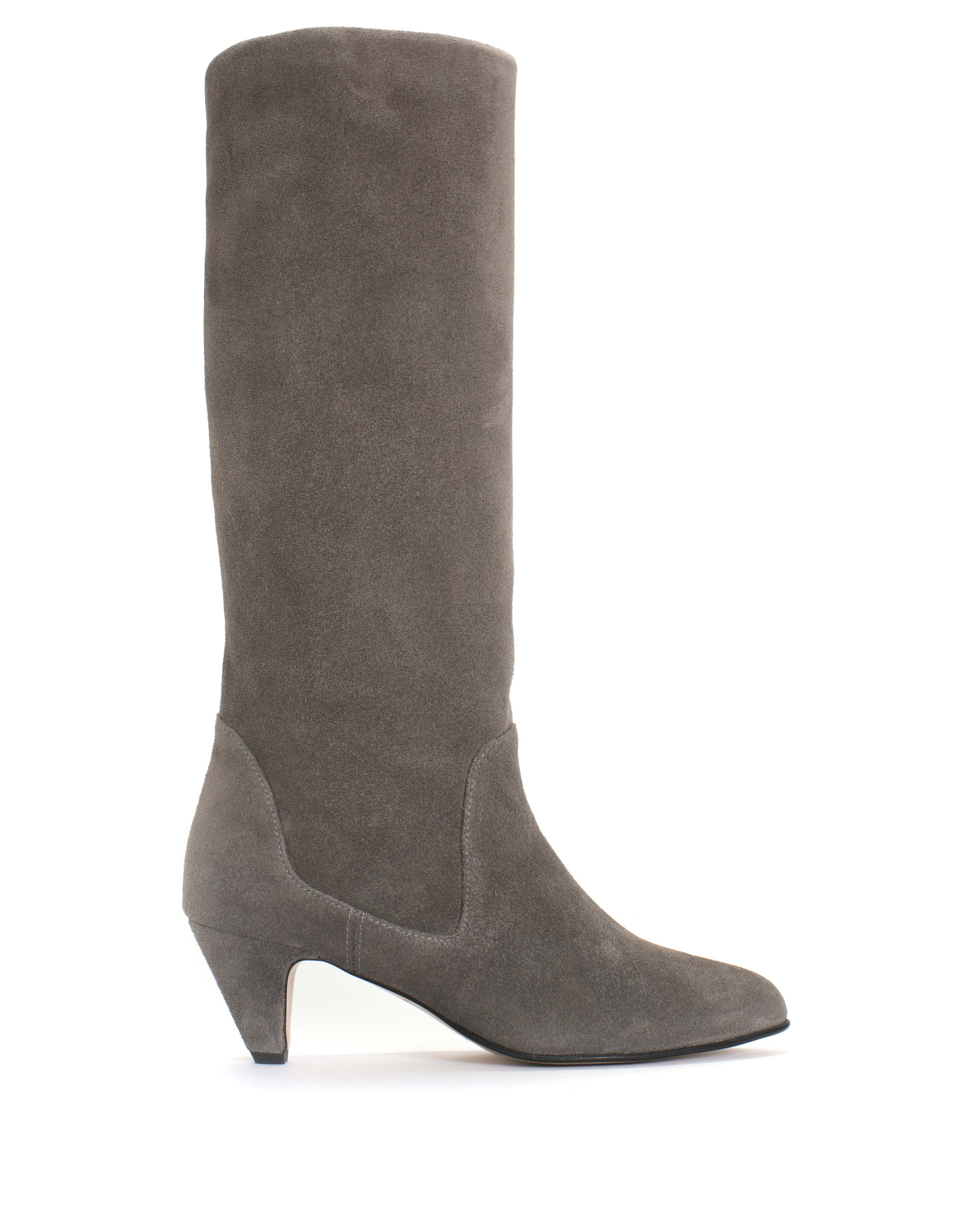 Valle 50 stiletto Calf suede Shark grey