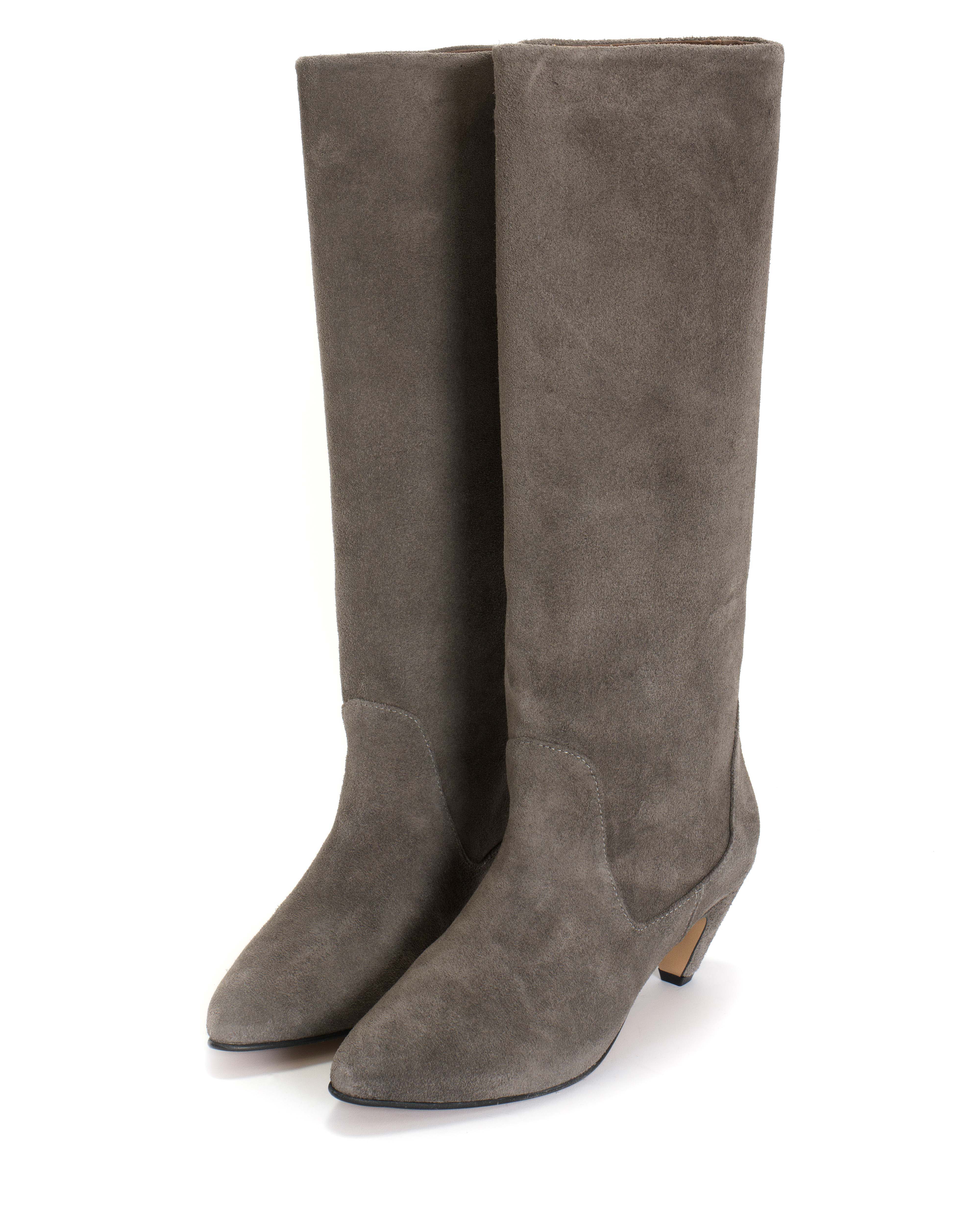 Valle 50 stiletto Calf suede Shark grey