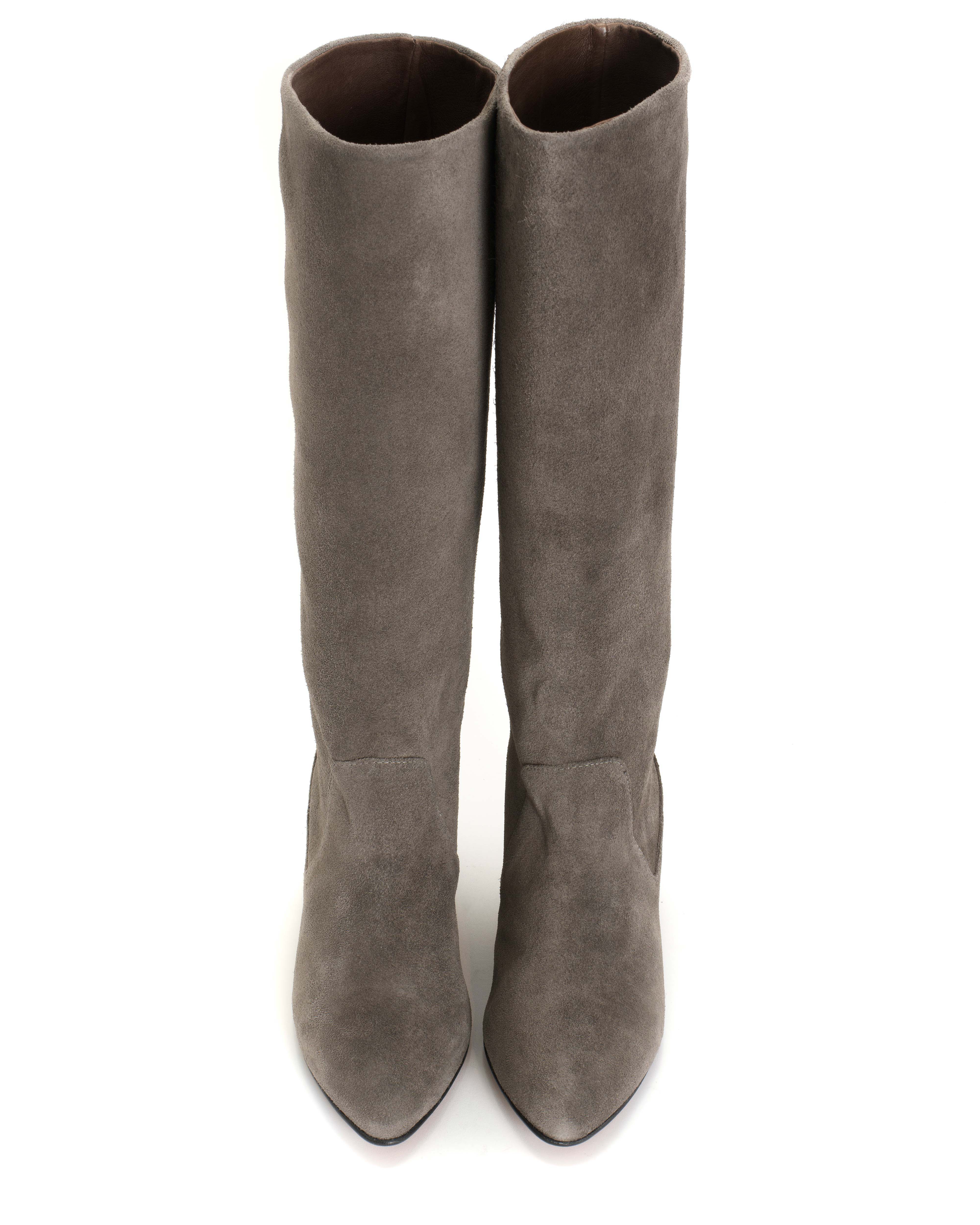 Valle 50 stiletto Calf suede Shark grey