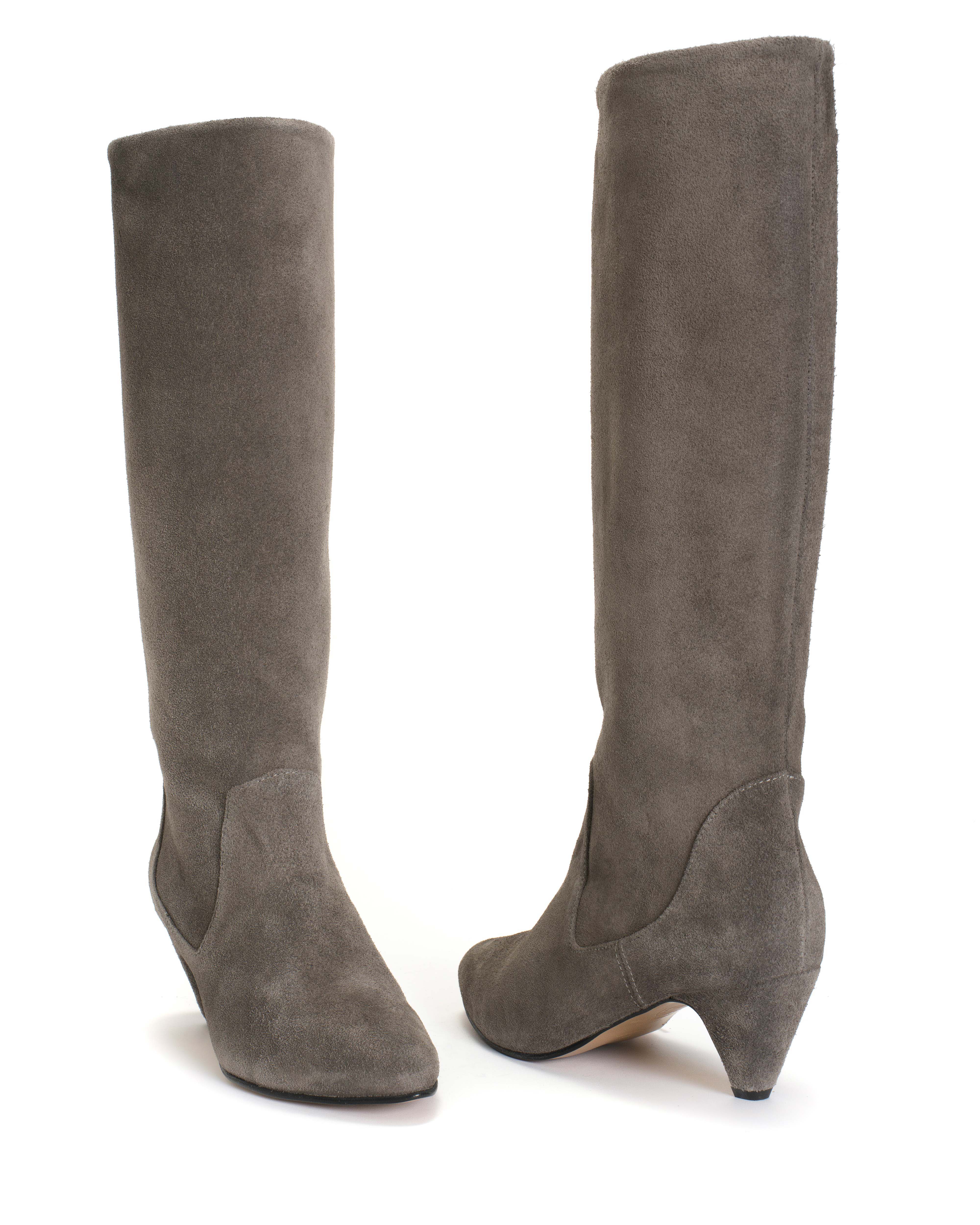 Valle 50 stiletto Calf suede Shark grey